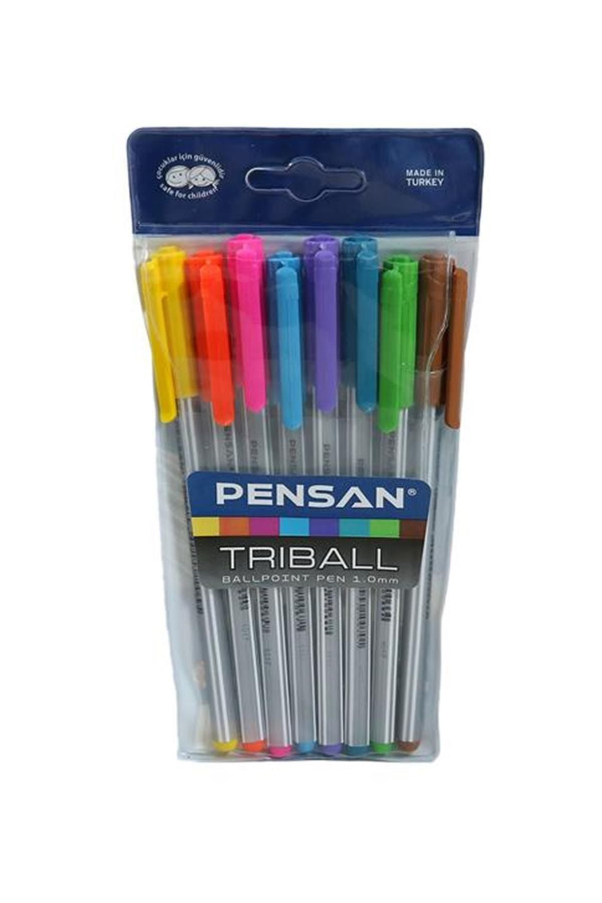 Pensan Marka: 1003 Triball 8 Renk Tükenmez Kalem Kategori: Tükenmez Kale