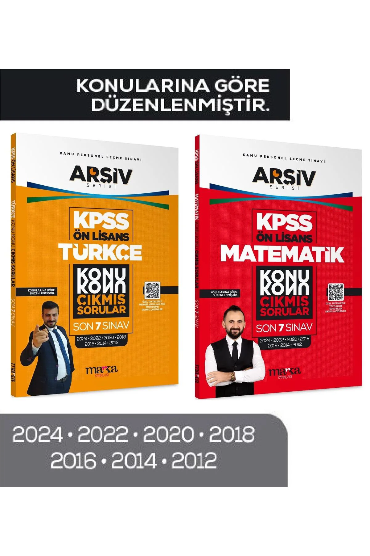 Marka 2026 KPSS Ön Lisans Türkçe + Matematik Çıkmış Sorular Son 7