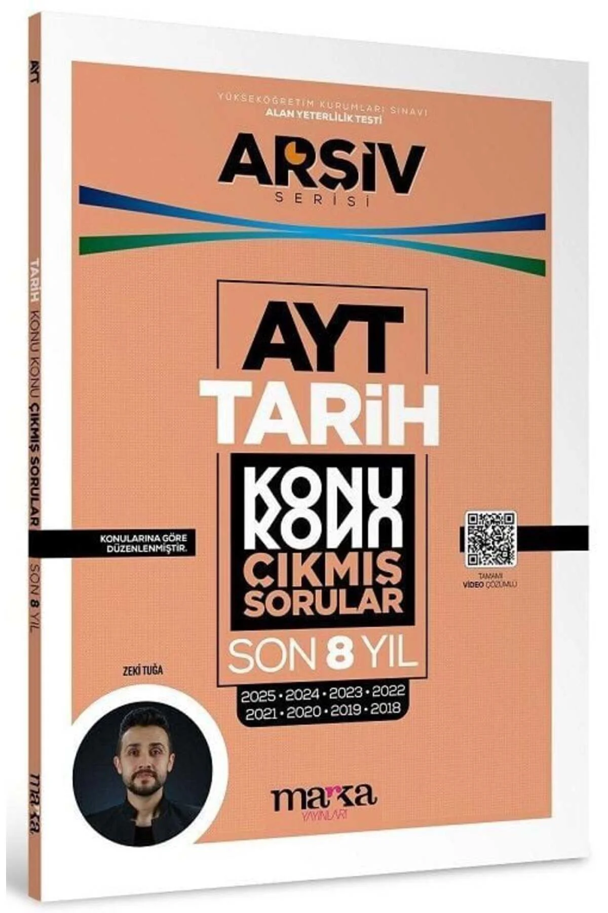 Marka 2026 YKS AYT Tarih Çıkmış Sorular Son 8 Yıl Konu Konu Tıpkı Basım Arşiv Serisi Çözümlü