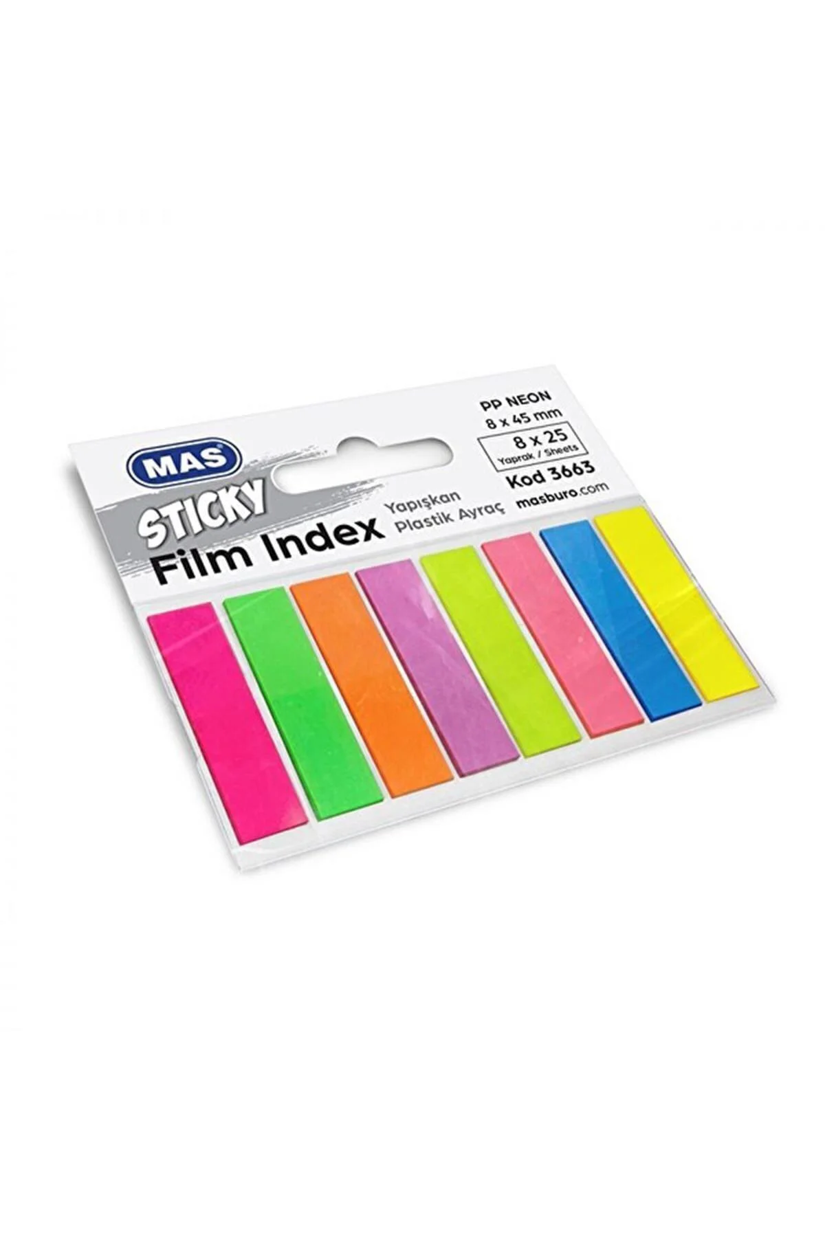 Marka: 3663 Film Index 8mm X 45mm 8x25 Sayfa Pp 8 Renk Kategori: 