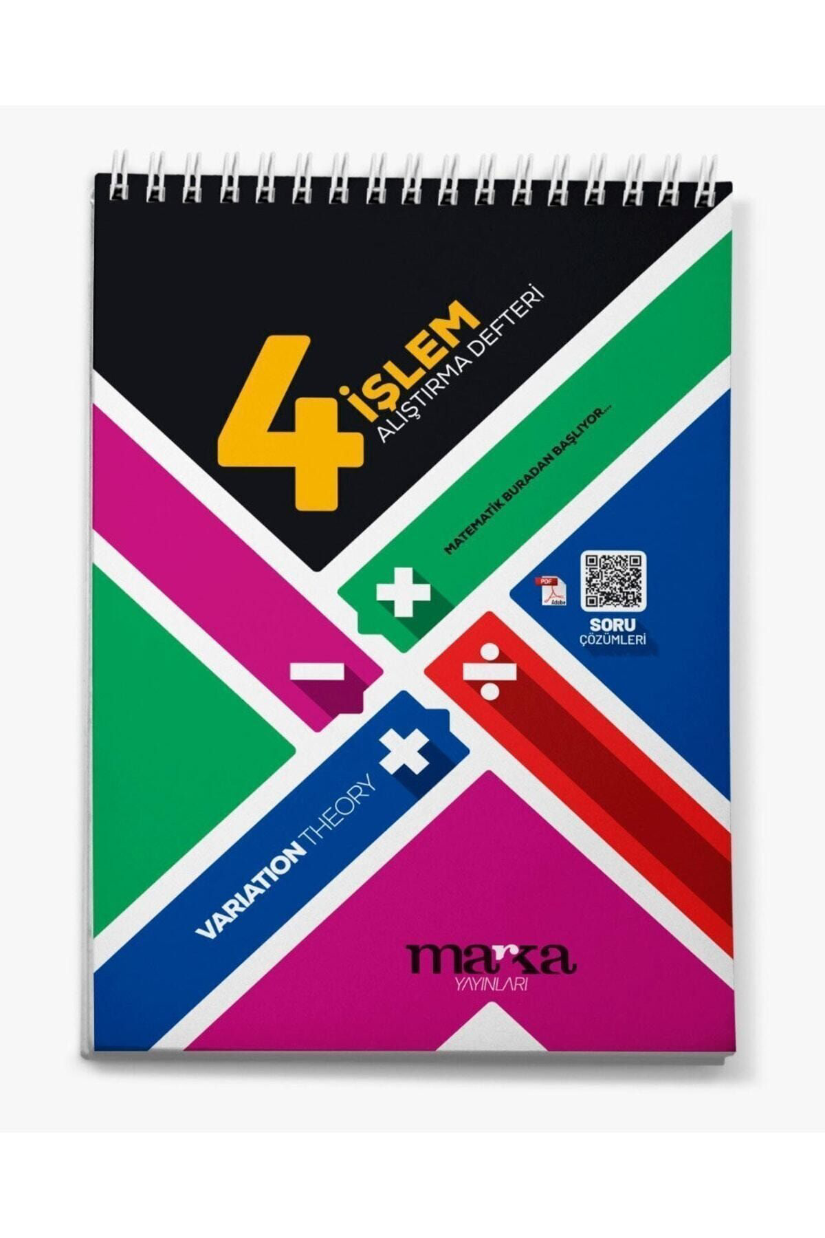 Marka 4 İşlem Matematik Alıştırma Defteri 