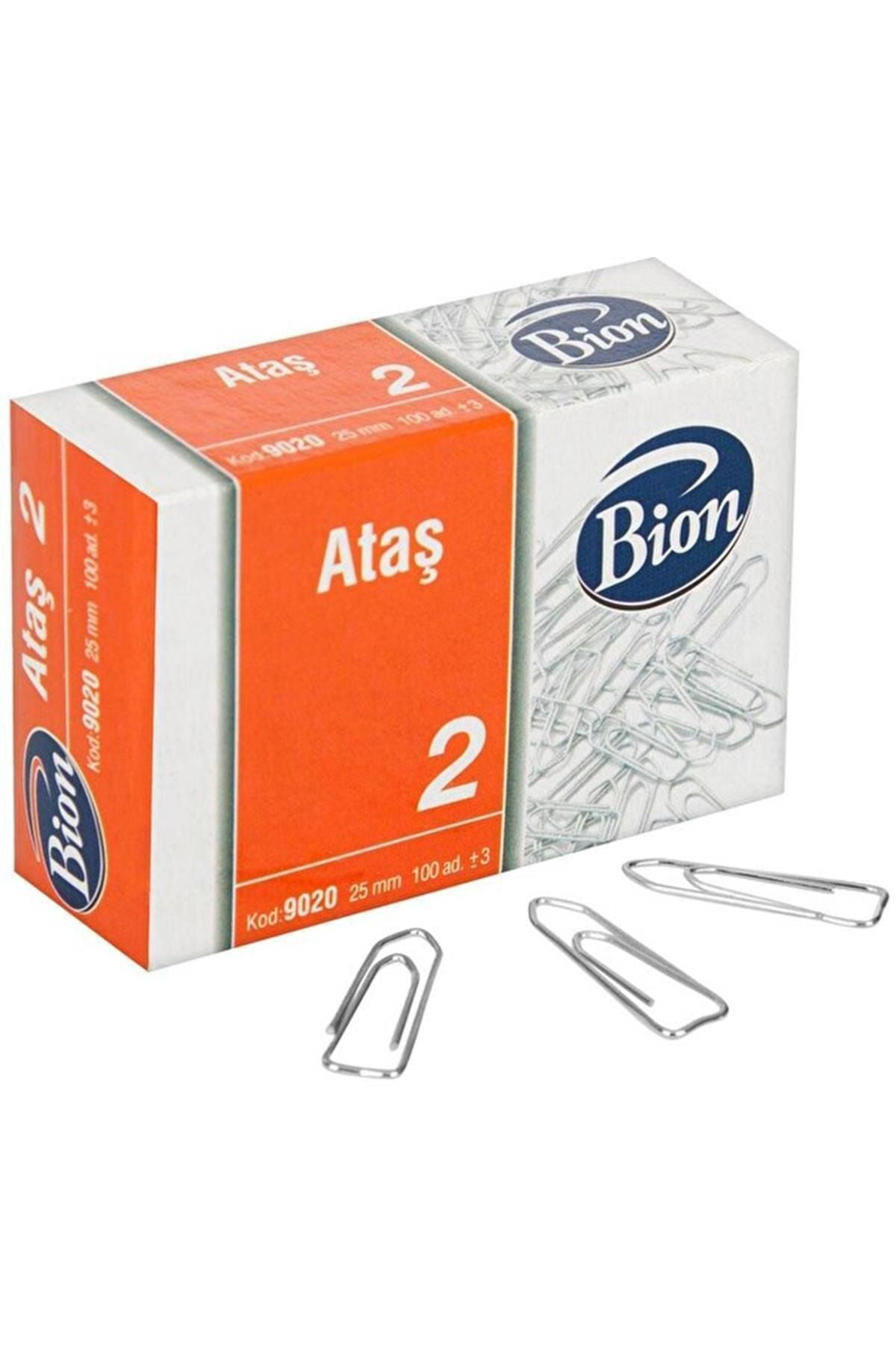 Mas Marka: 9020 Bion Ataş 25 Mm No:2 100'Lü Paket Kategori: Ataşlar