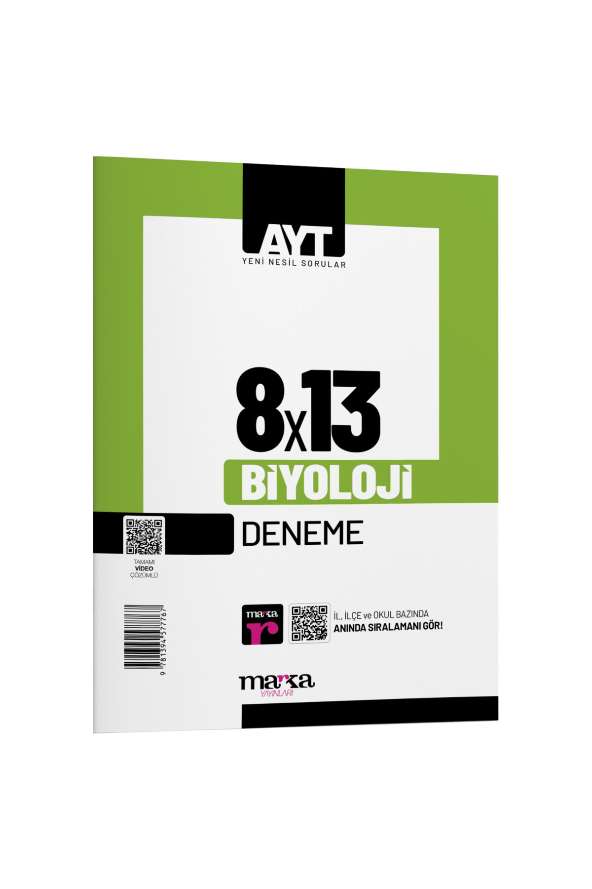 Marka AYT Biyoloji 8x13 Deneme Tamamı Video Çözümlü