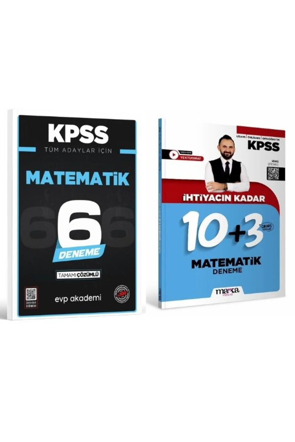 Marka + EVP İhtiyacın Kadar KPSS Matematik 13+6 Deneme 2 li Set