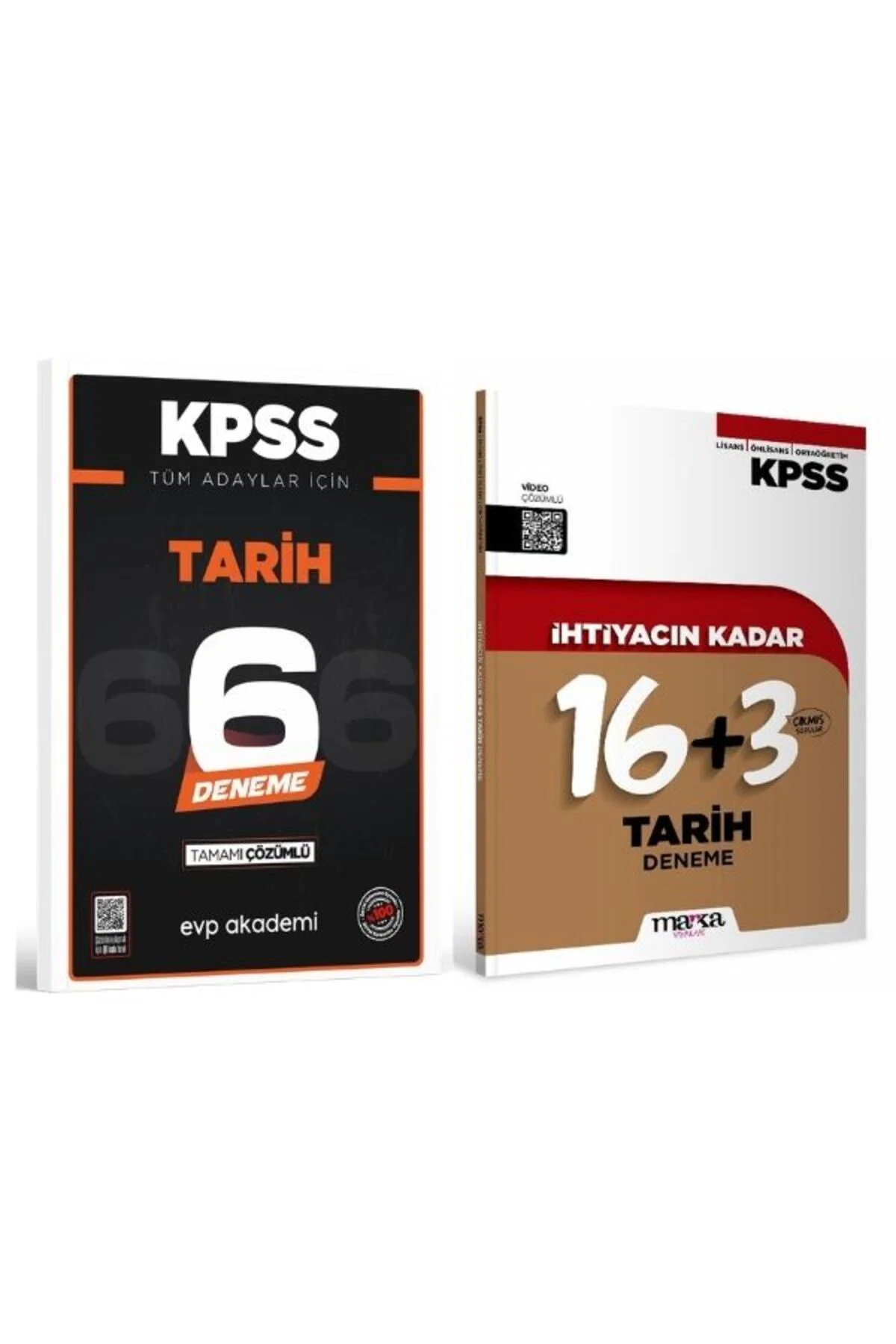 Marka + EVP İhtiyacın Kadar KPSS Tarih 19+6 Deneme 2 li Set