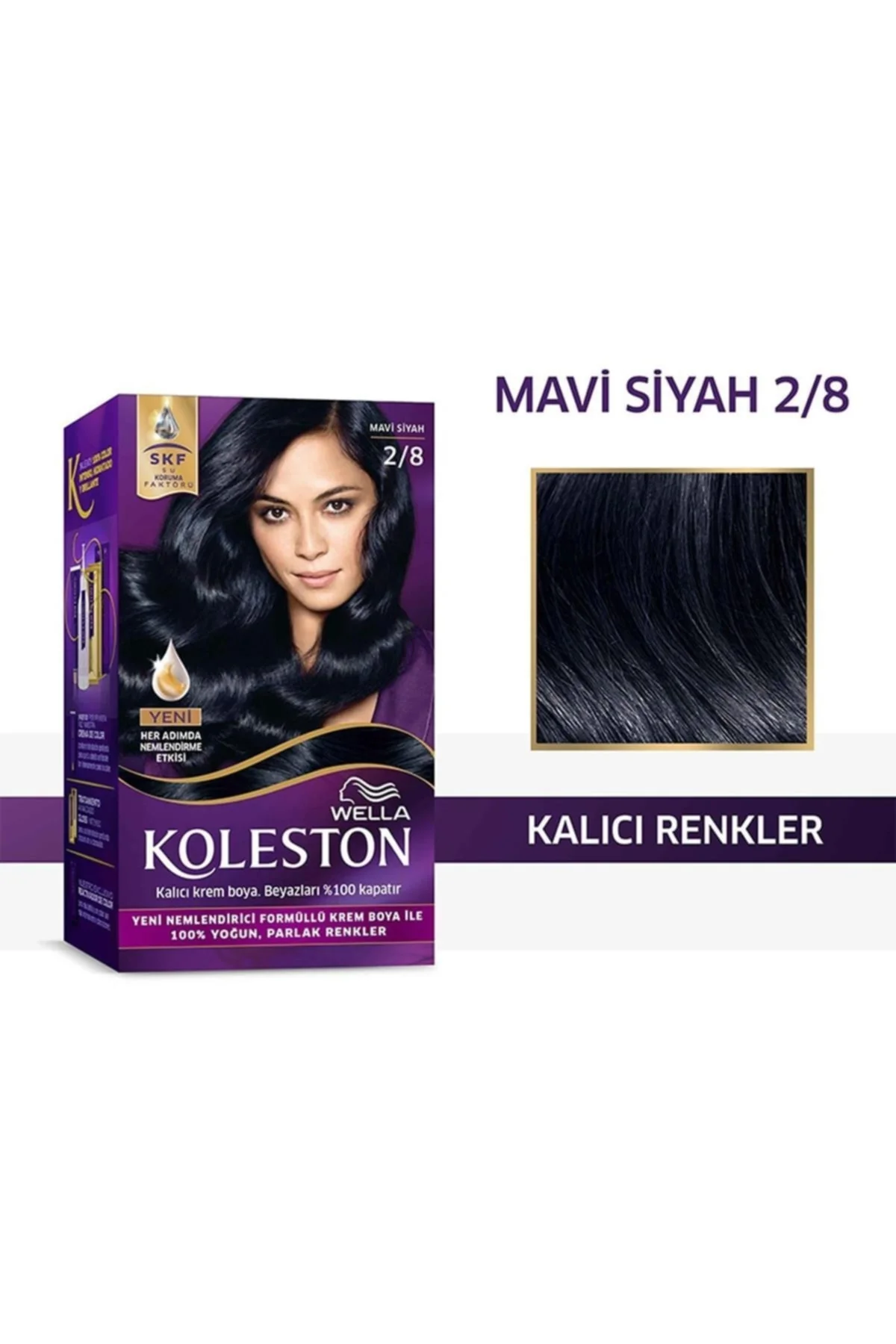 Marka: Koleston Kit Saç Boyası 2/8 Mavi Siyah Kategori: Saç Boyas