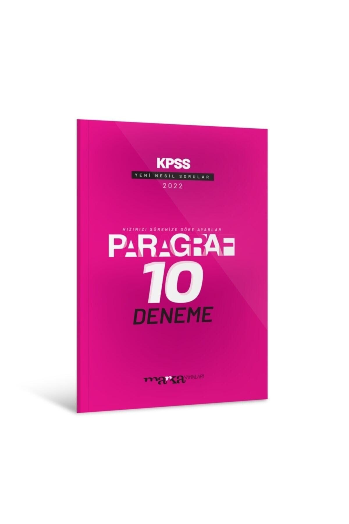 Marka KPSS Paragraf Yeni Nesil 10 Deneme