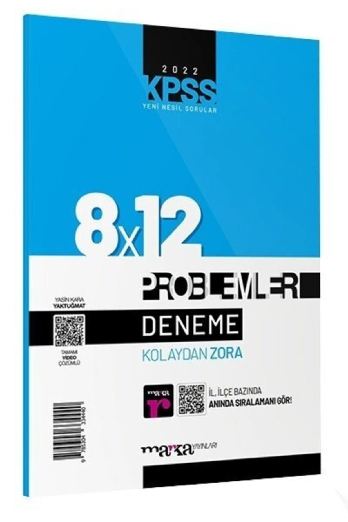 Marka KPSS Problemler 8x12 Tamamı Video Çözümlü Deneme Marka KPSS Problemler 8x12 Tamamı Video Çözümlü Deneme
