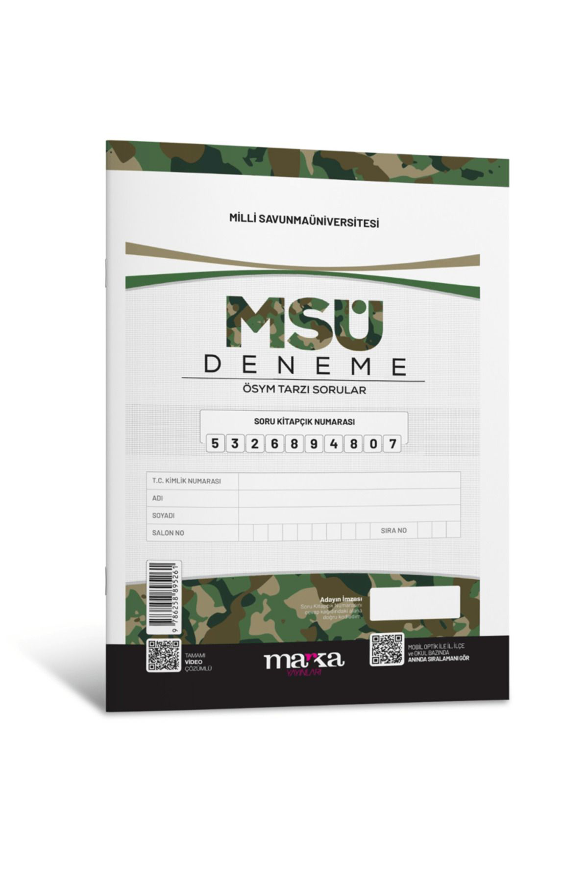 Marka Msü Deneme Sınavı Tamamı Video Çözümlü 