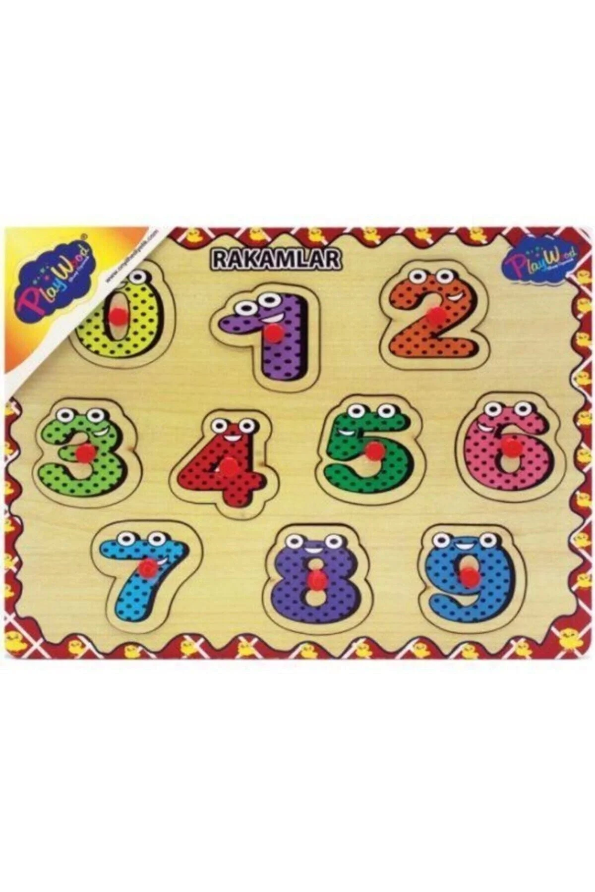 Marka: Playwood Ahşap Tutmalı Rakamlar Puzzle Kategori: Ahşap Oyu