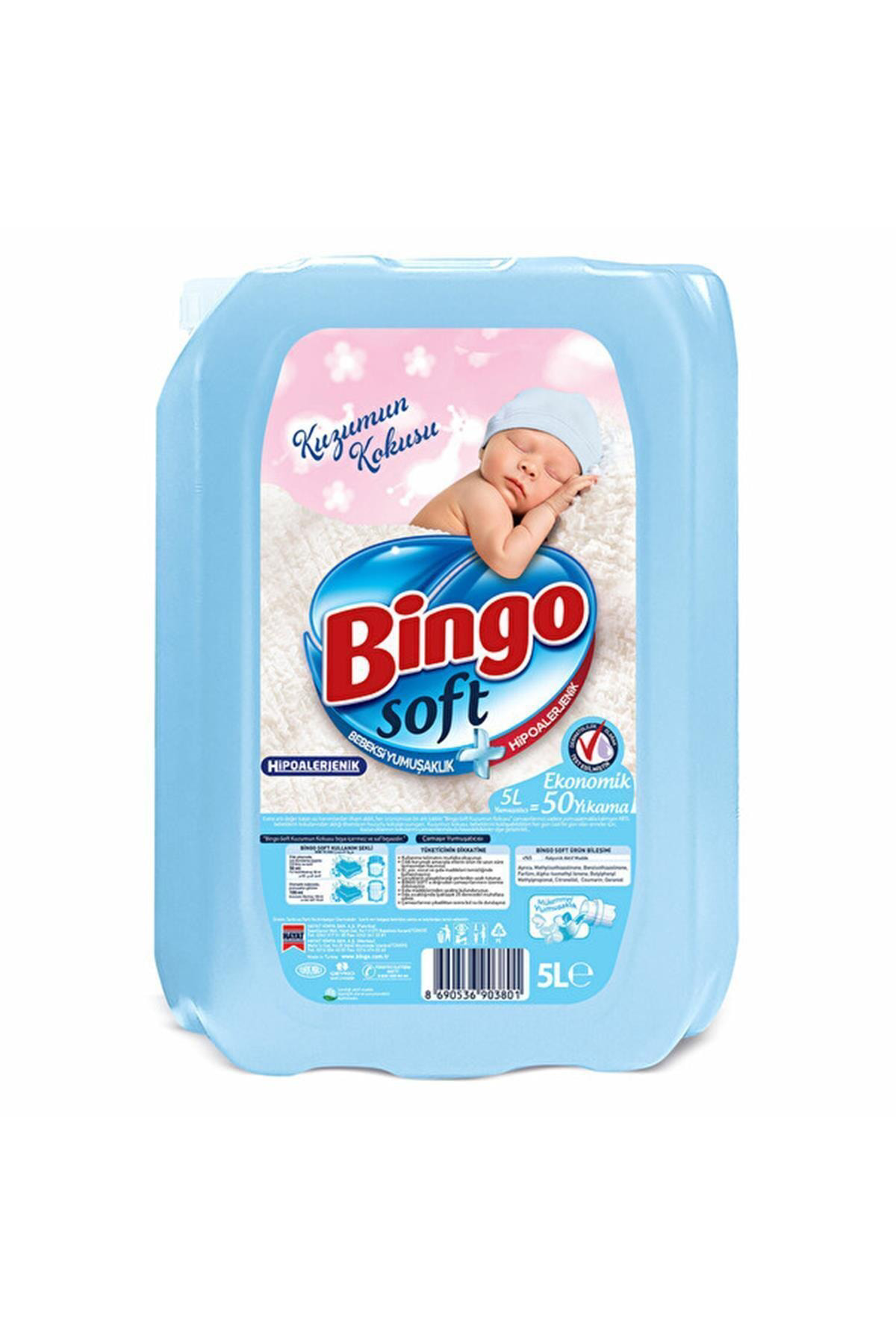 Bingo Marka: Soft 5 Lt Kuzumun Kokusu Kategori: Çamaşır Kokusu & Parfüm