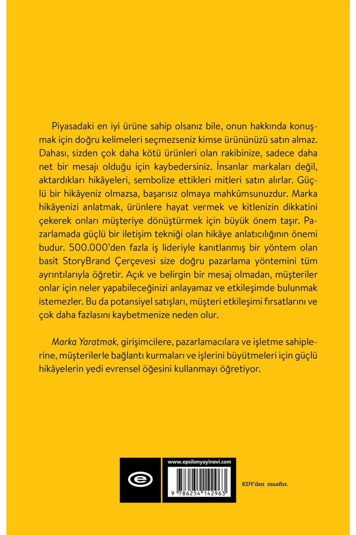 Epsilon Yayınevi Marka Yaratmak