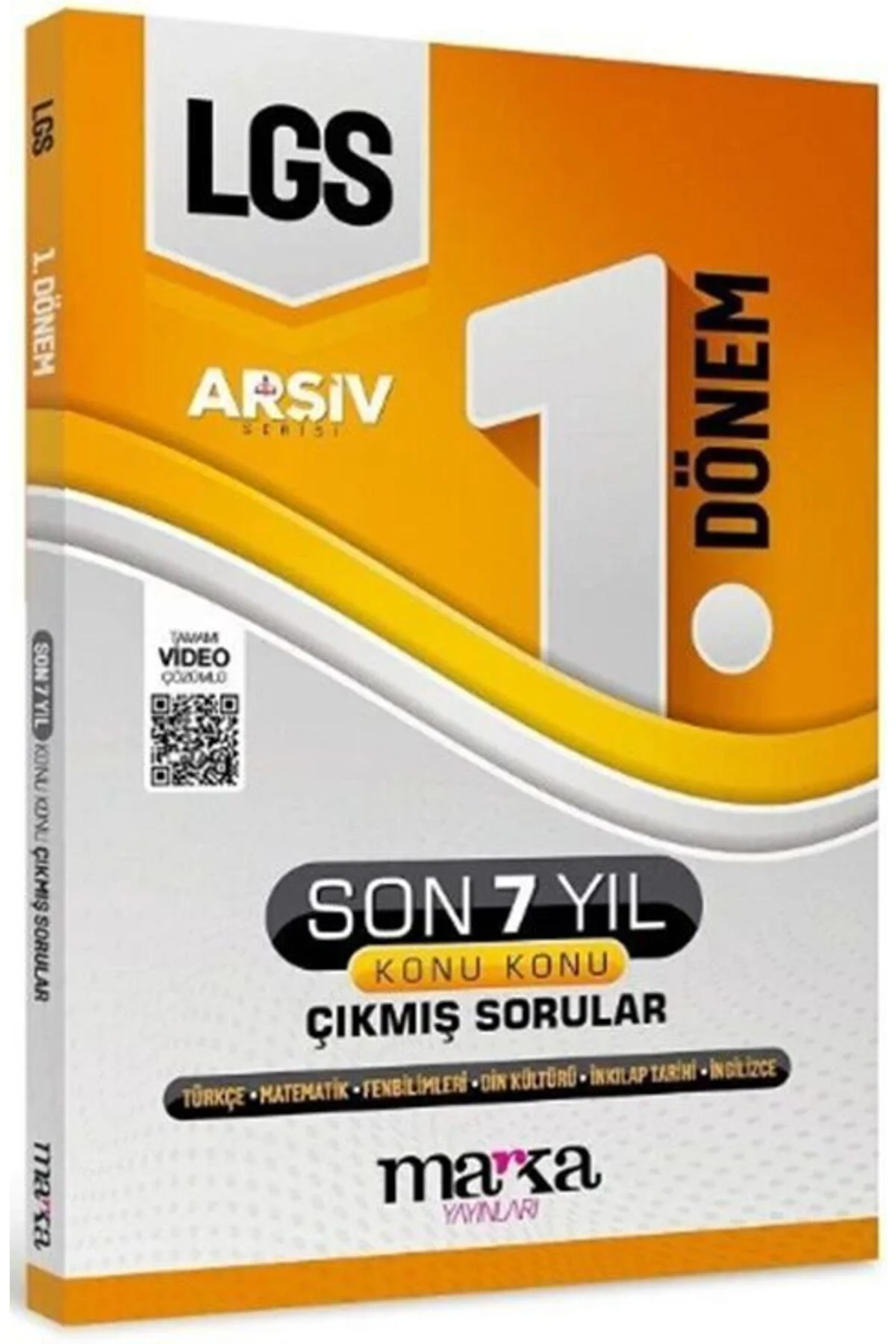 Marka Yayınları 8. Sınıf LGS 1. Dönem Konu Konu Çıkmış Sorular So