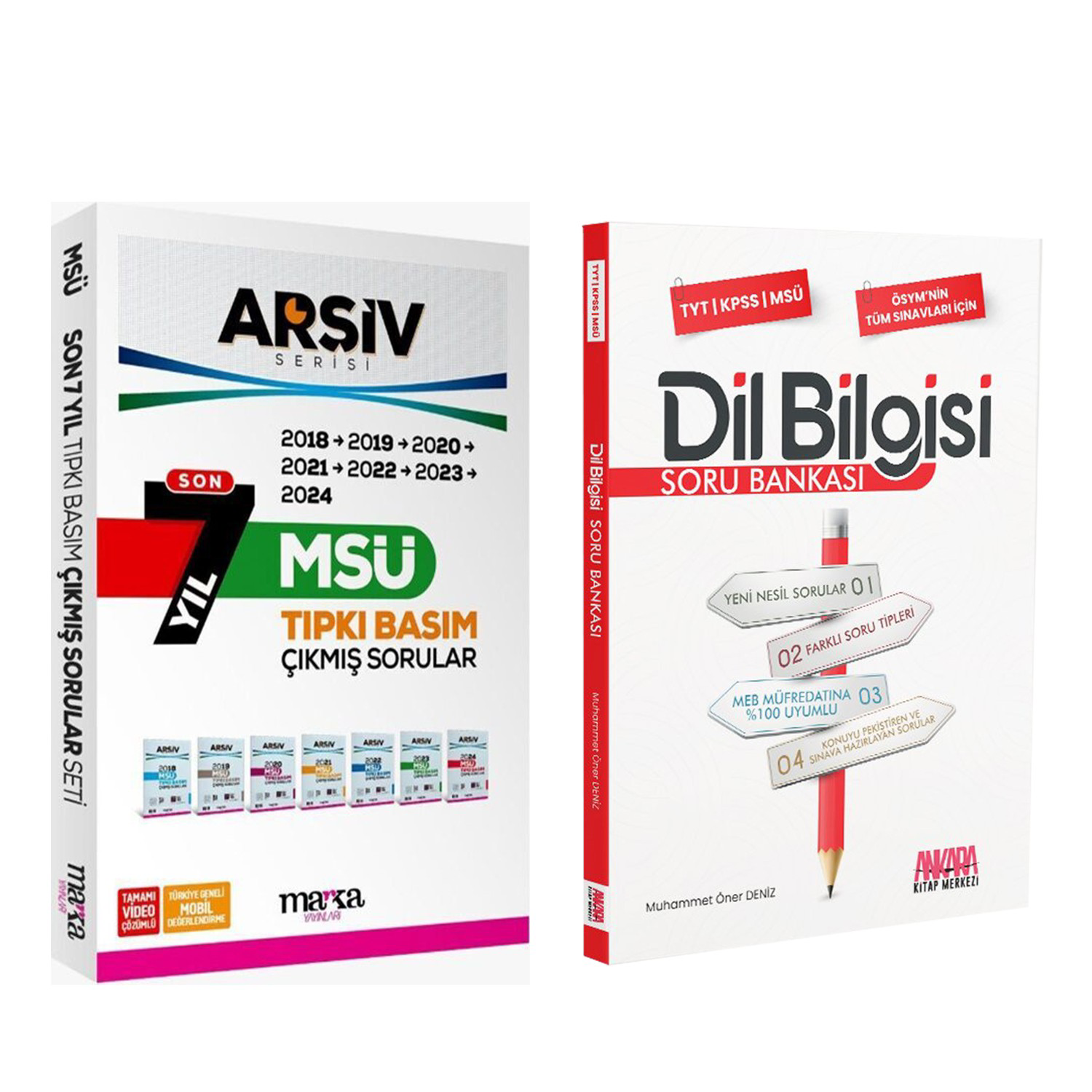 Marka Yayınları MSÜ Son 7 Yıl ARŞİV Serisi Tıpkı Basım Çıkmış Sor