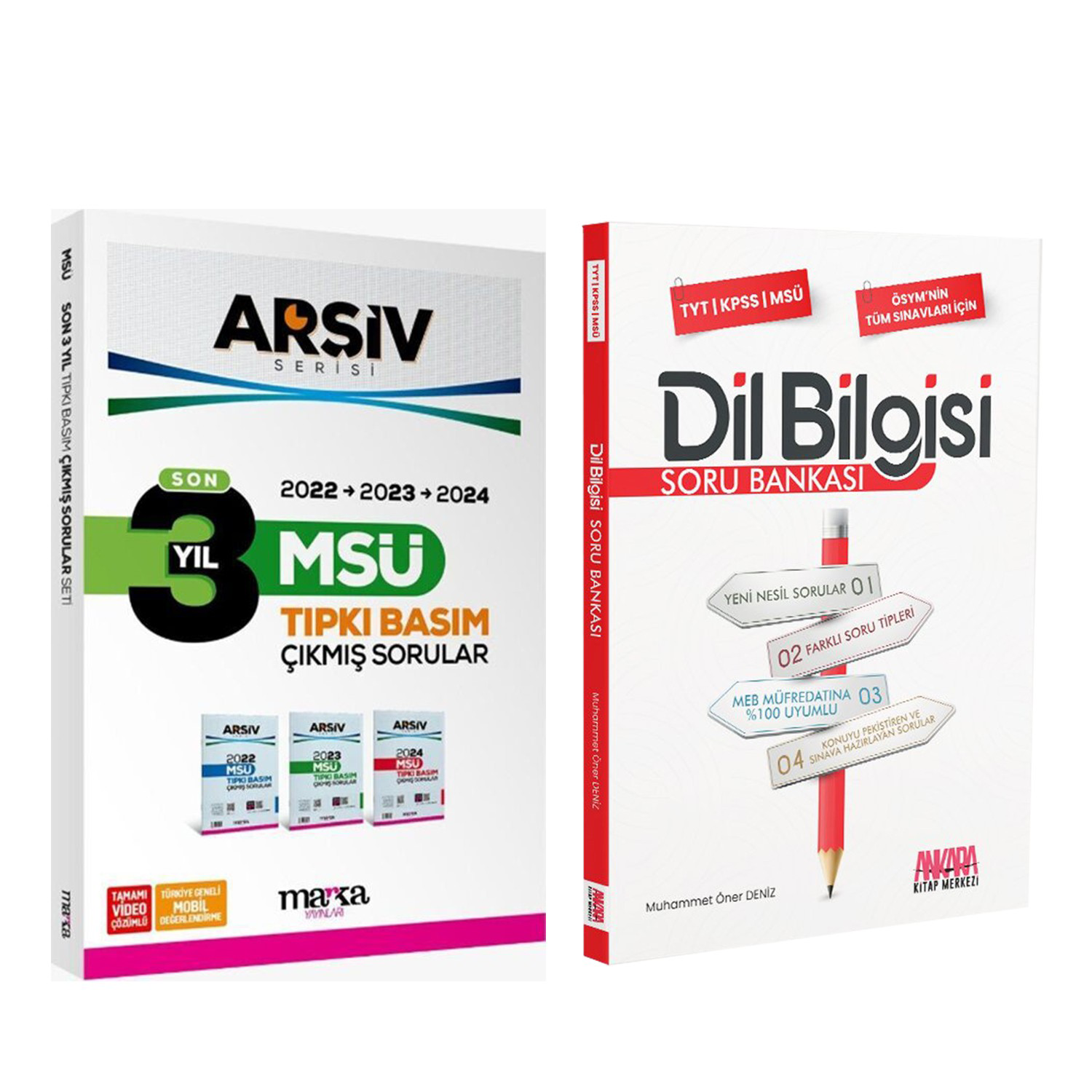 Marka Yayınları MSÜ Son 3 Yıl ARŞİV Serisi Tıpkı Basım Çıkmış Sor