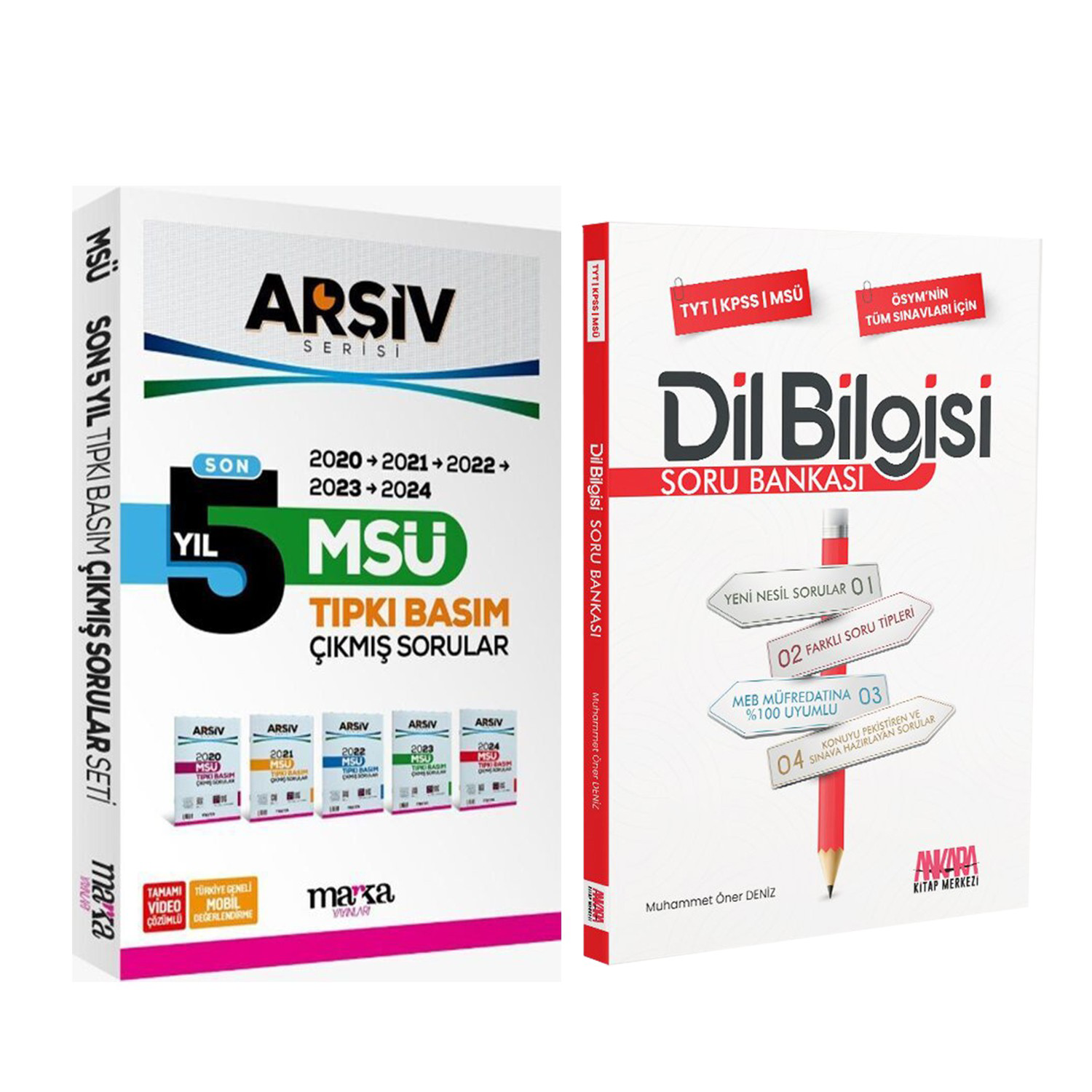 Marka Yayınları MSÜ Son 5 Yıl ARŞİV Serisi Tıpkı Basım Çıkmış Sor