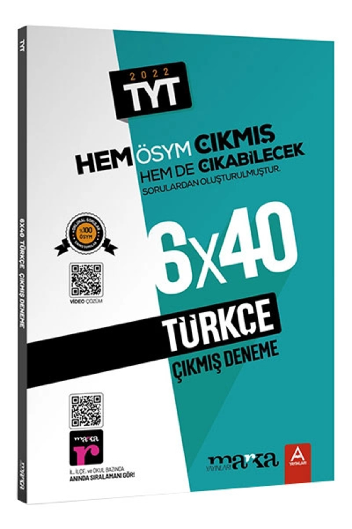 Marka Yks Tyt Türkçe 6x40 Çıkmış Ve Çıkabilecek Denemeler Marka Yks Tyt Türkçe 6x40 Çıkmış Ve Çıkabilecek Denemeler