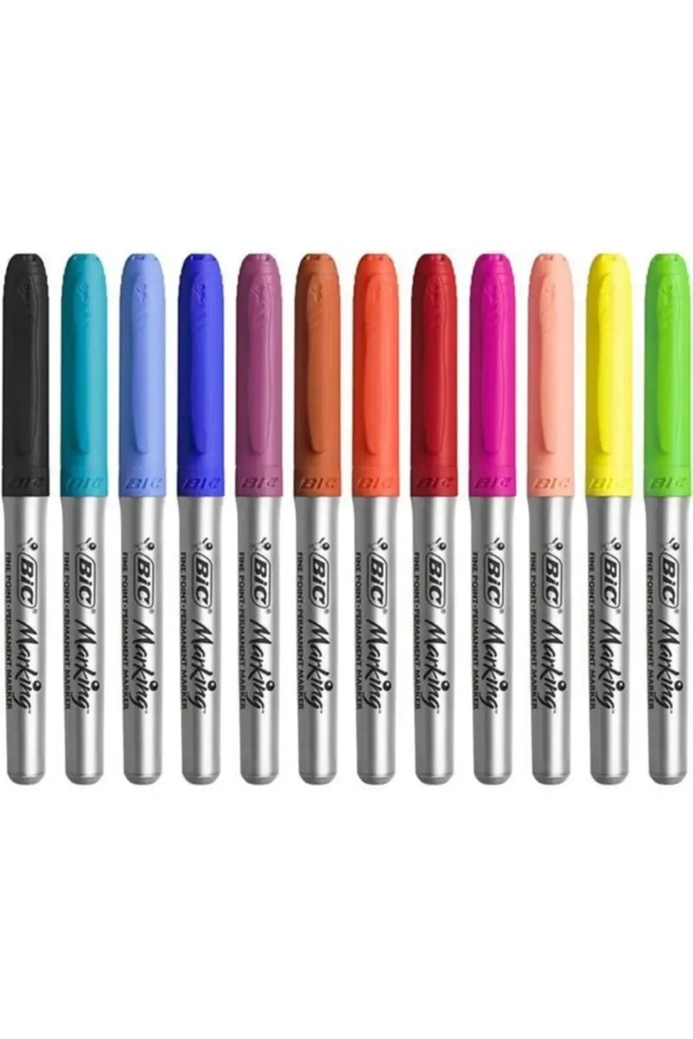 Marking Color Karişik Siyah Mavi Kirmizi 12li