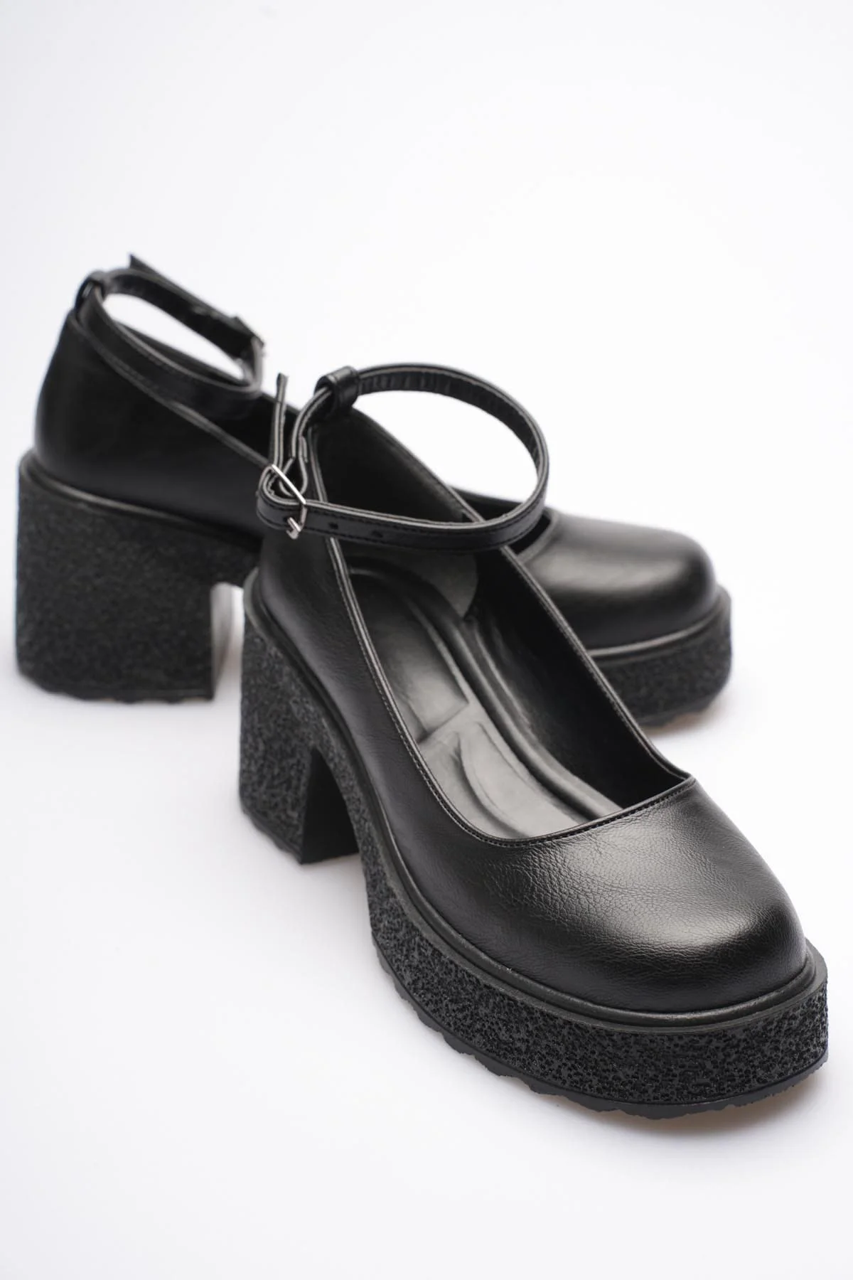 Marla Siyah Renk Bilekten Baretli Günlük Kadın Ayakkabı