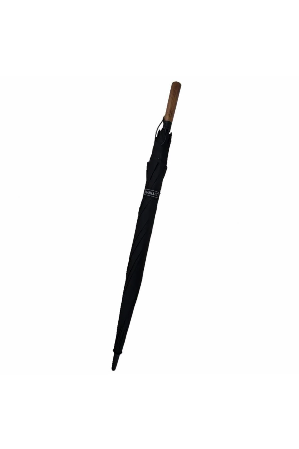 Marlux Ahşap Sap 130 Cm Fiber Vale Şemsiye Siyah