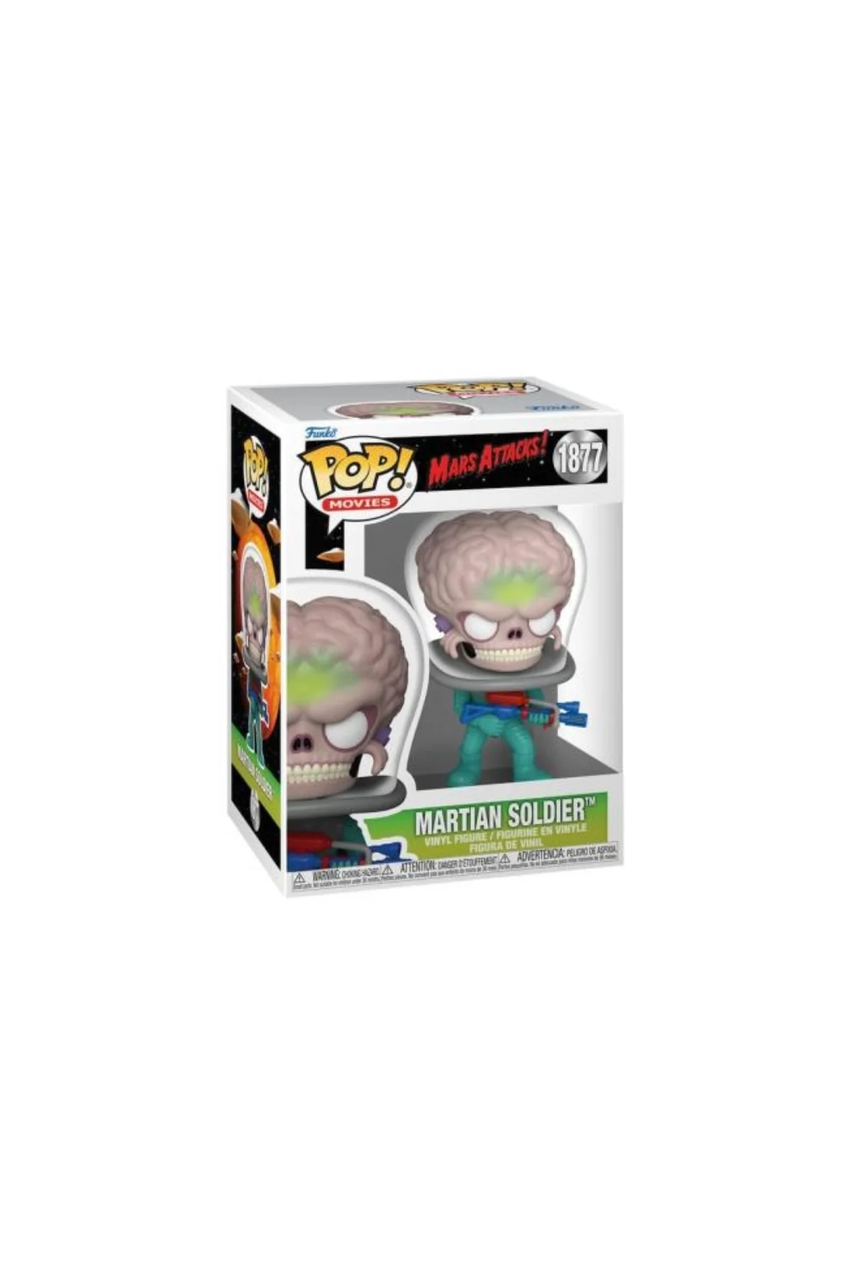 Mars Attacks POP Movies Martian Soldier Vinyl Figure 1877