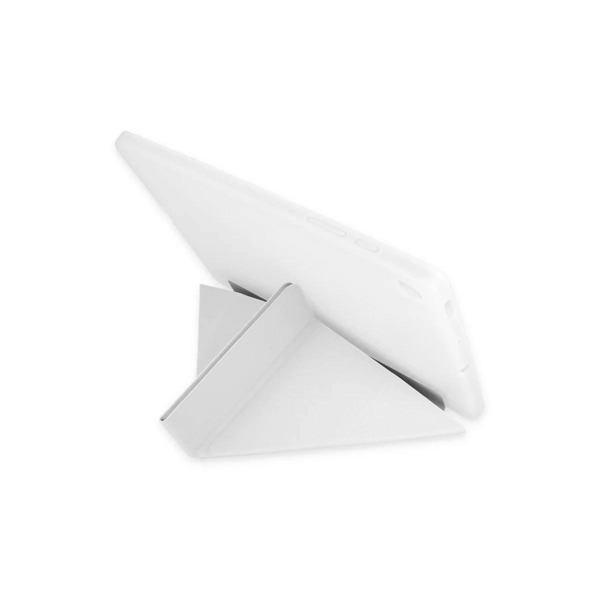 Mars Kalemlikli iPad 10.2 (8. Nesil) Kılıfı Gri - Katlanabilir Standlı Kılıf