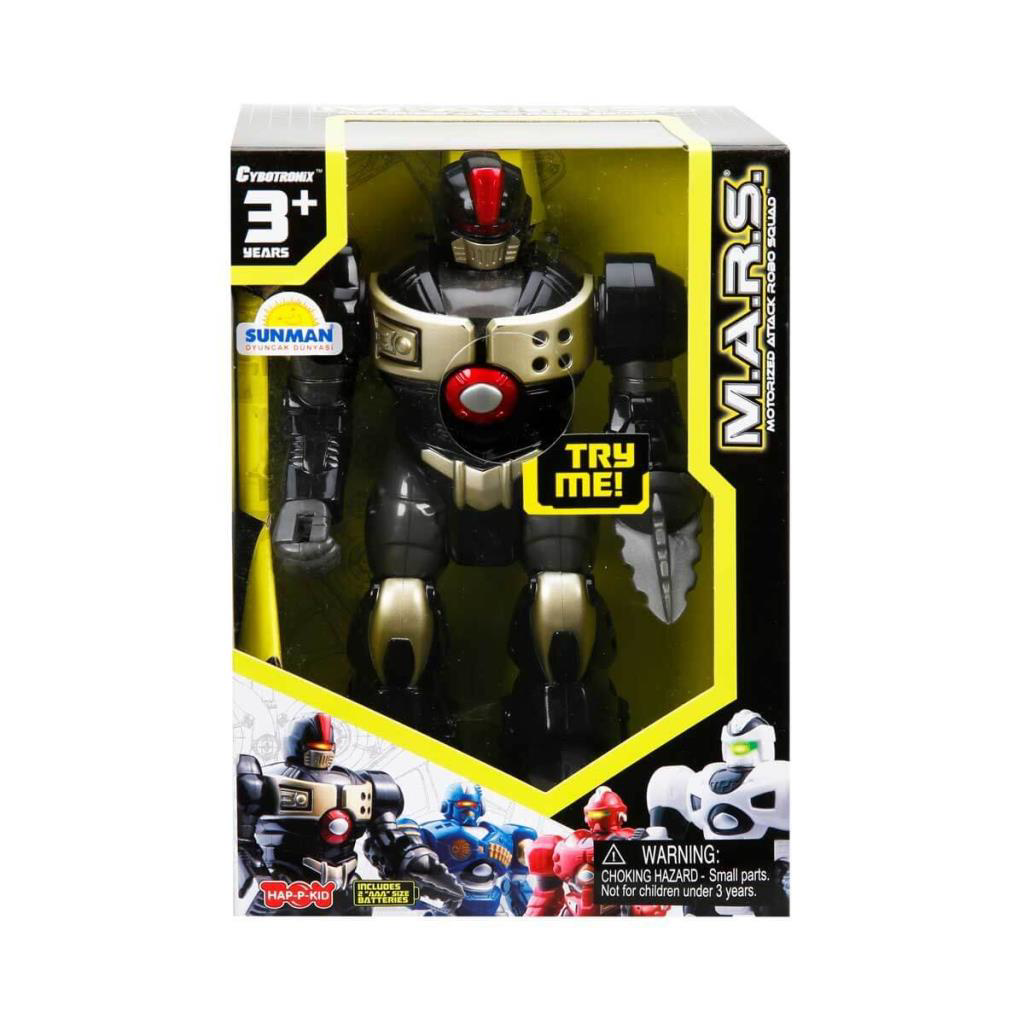 M.A.R.S. Sesli ve Işıklı Yürüyen Robot 18 cm. M.A.R.S. Sesli ve Işıklı Yürüyen Robot 18 cm.