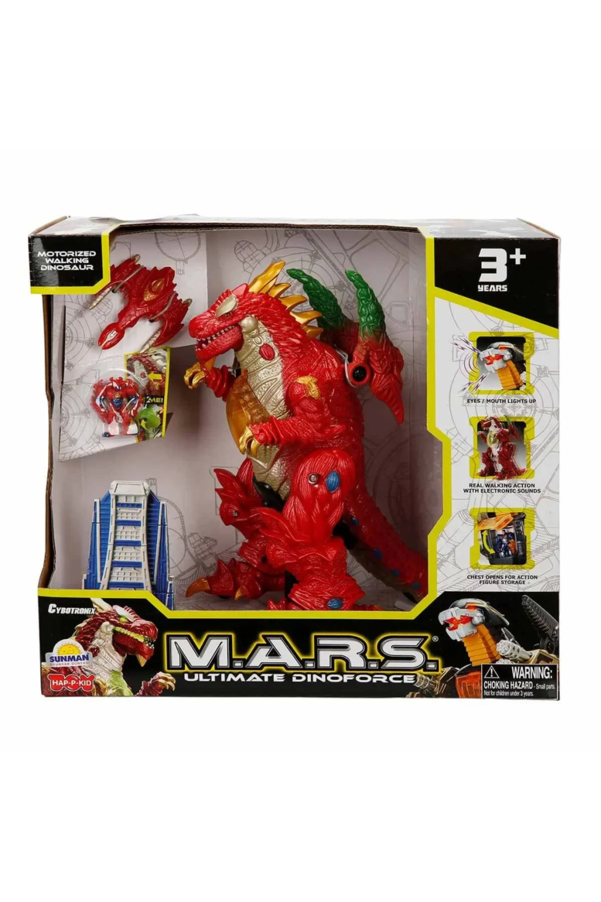 MARS Sesli ve Işıklı Uzaylı Dinozor