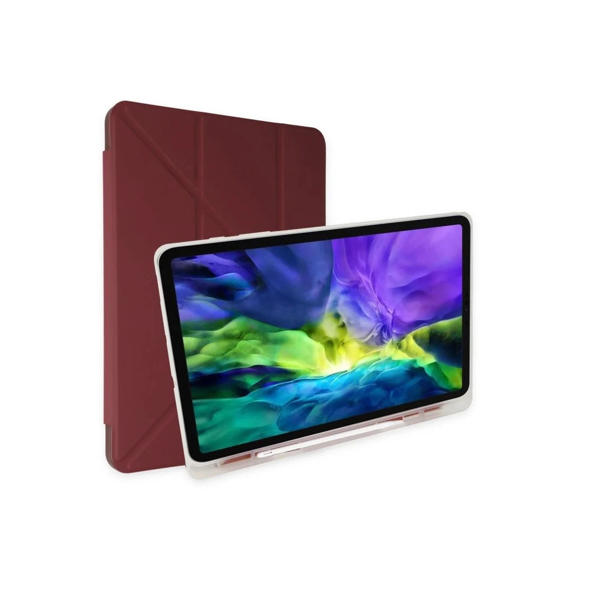 Mars Tablet Kılıfı Apple iPad 10.2 (8. nesil) ile Uyumlu - Kalemlikli Mürdüm Fiyatı, Yorumları ve Özellikleri
