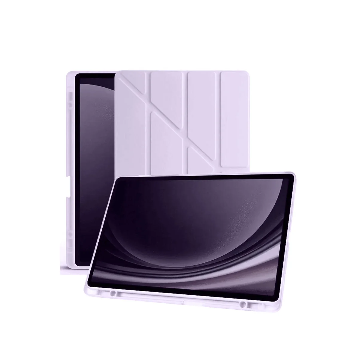 Mars Tablet Kılıfı: Galaxy X610 Tab S9 FE Plus 12.4 Kalemlikli Lila