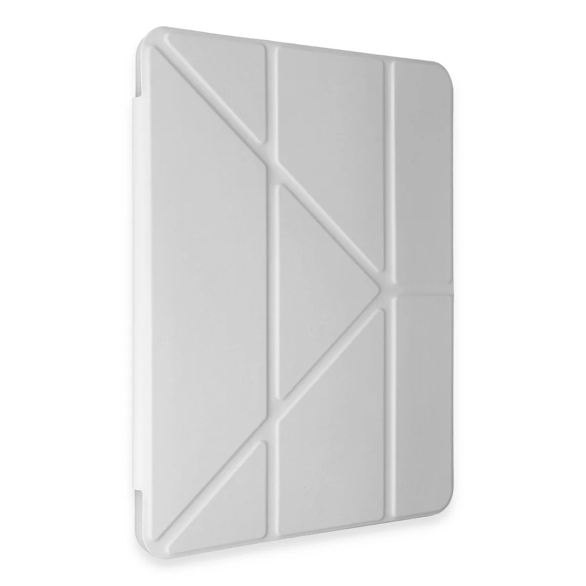Mars Tablet Kılıfı Gri - Pad 9 Kalemlikli Akıllı Koruma ve Stand