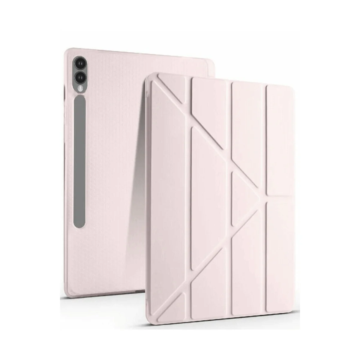 Mars Tablet Kılıfı: Galaxy X610 Tab S9 FE Plus 12.4 Kalemlikli ve Rose Gold