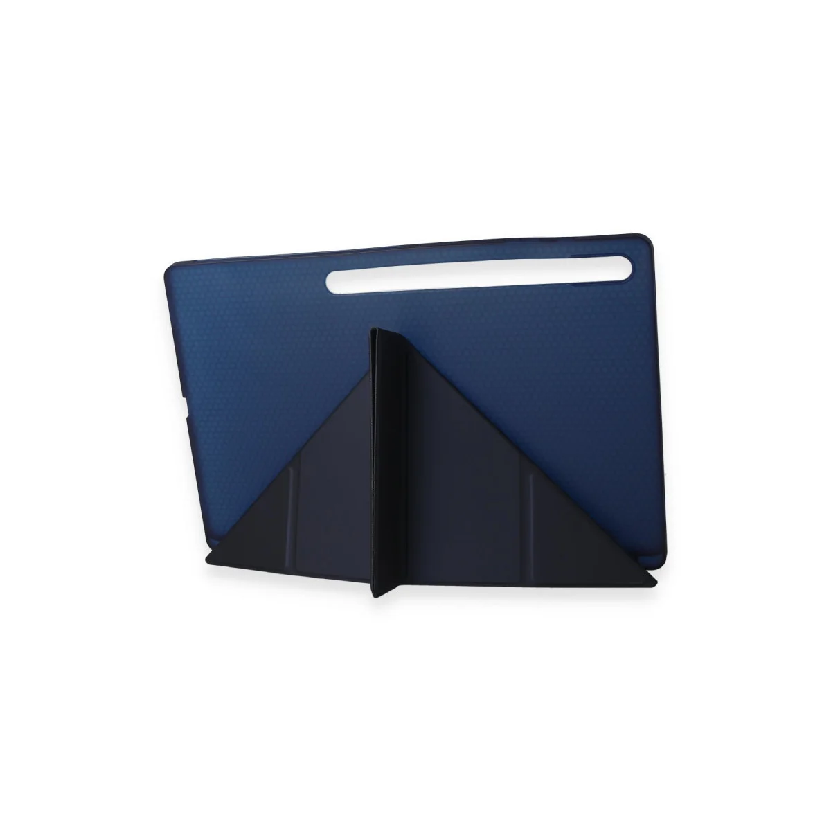 Mars Tablet Kılıfı – Galaxy Tab A9 Plus Kalemlikli Katlanabilir Standlı Lacivert