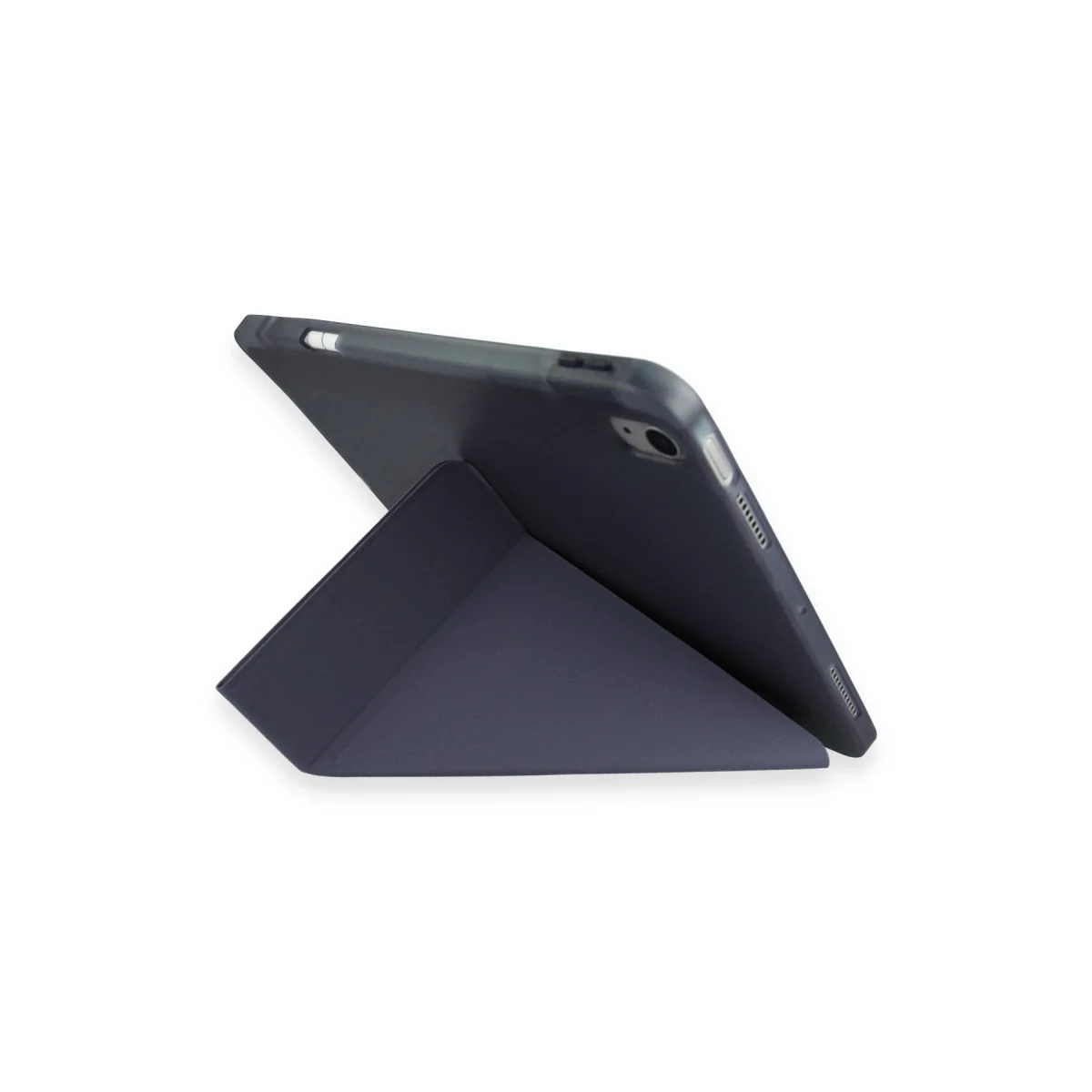 Mars Tablet Kılıfı - Kalemlikli, Katlanabilir ve Çift Yönlü Koruma (Pad V9 Lacivert)