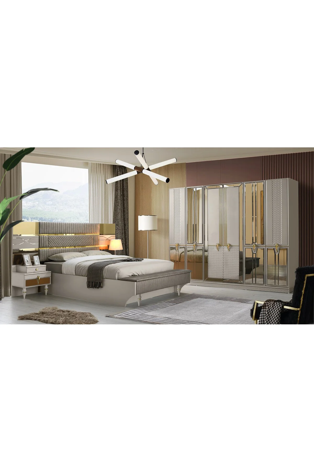 Marsilya Mdf Yatak Odası Takımı Bazalı+bench Fiyatı, Yorumları ve Özellikleri