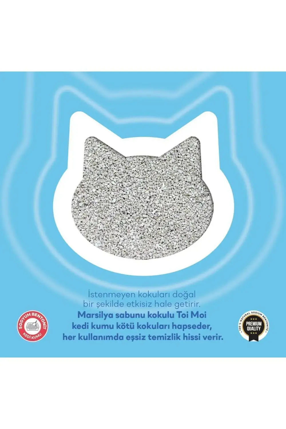 Marsilya Sabunu Kokulu Kedi Kumu 10 KG - Toi Moi Sodyum Bentonit