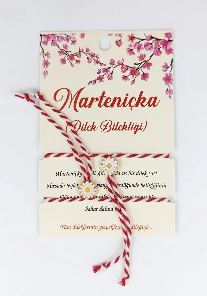 Marteniçka Bileklik 2'li Papatya Model