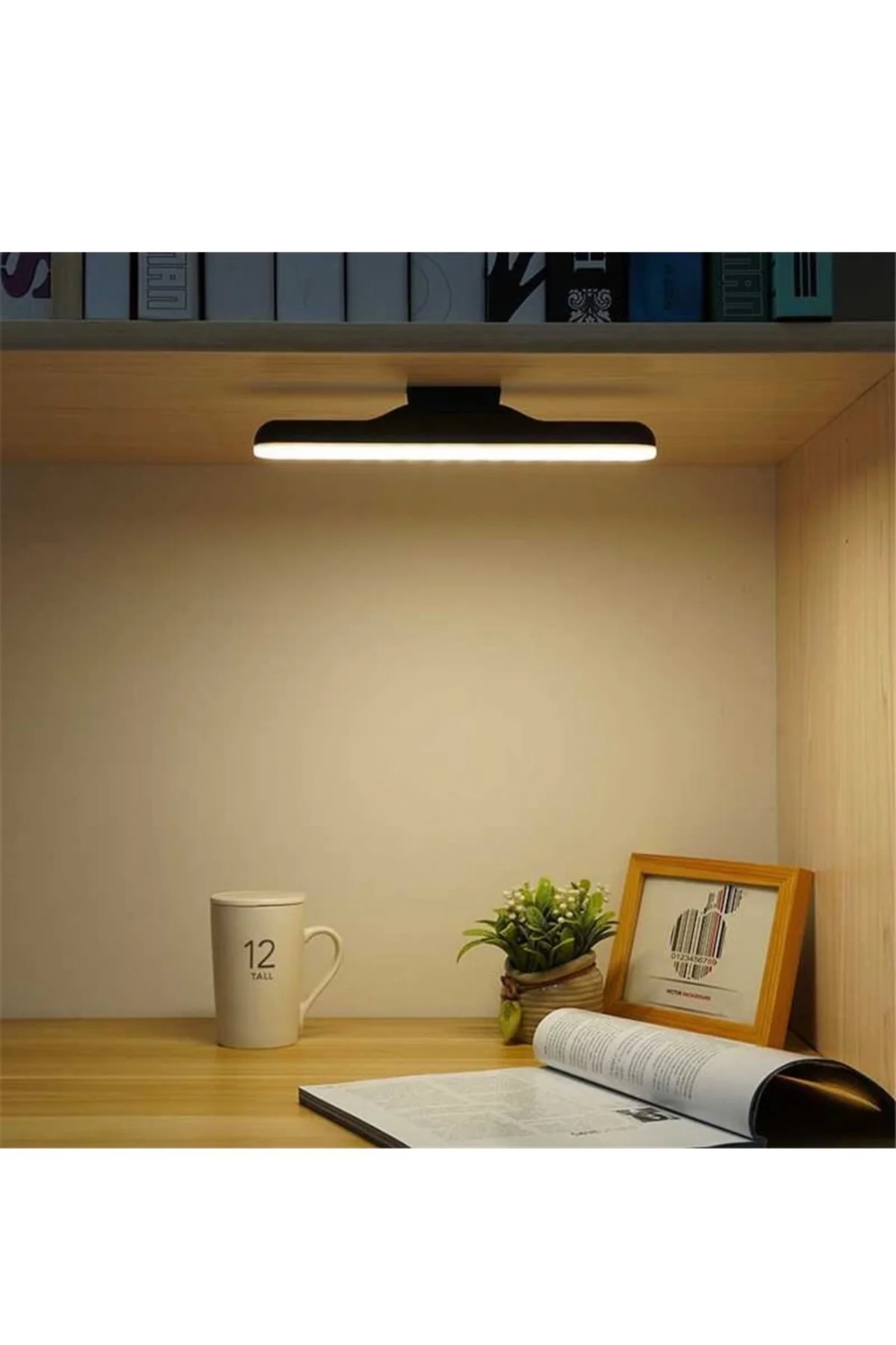 Martı Şarjlı Aplik 6W 3 Renk Mıknatıslı Kabinet Dolap 30x5cm