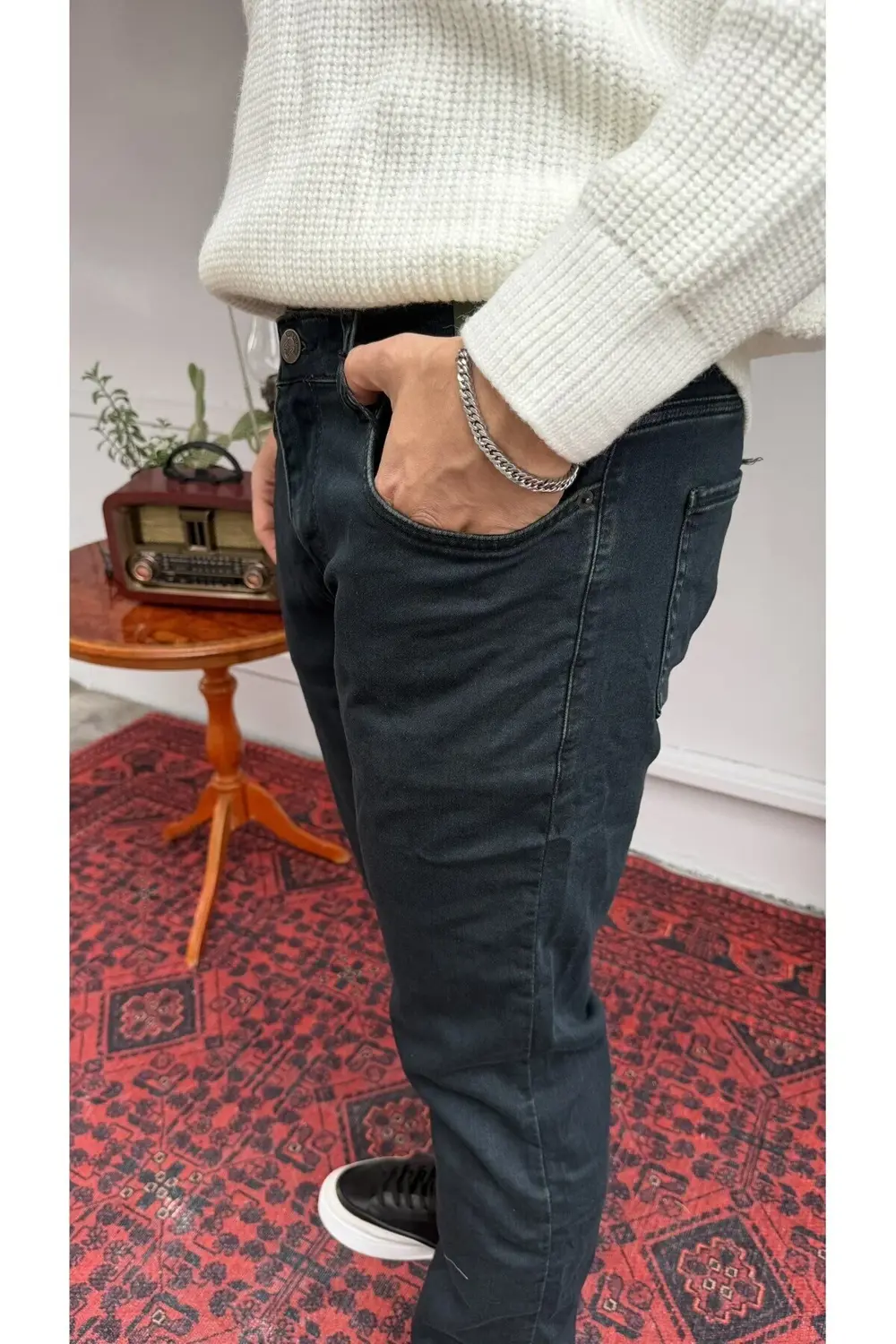 Martin Koyu Yeşil Slim Fit Jean