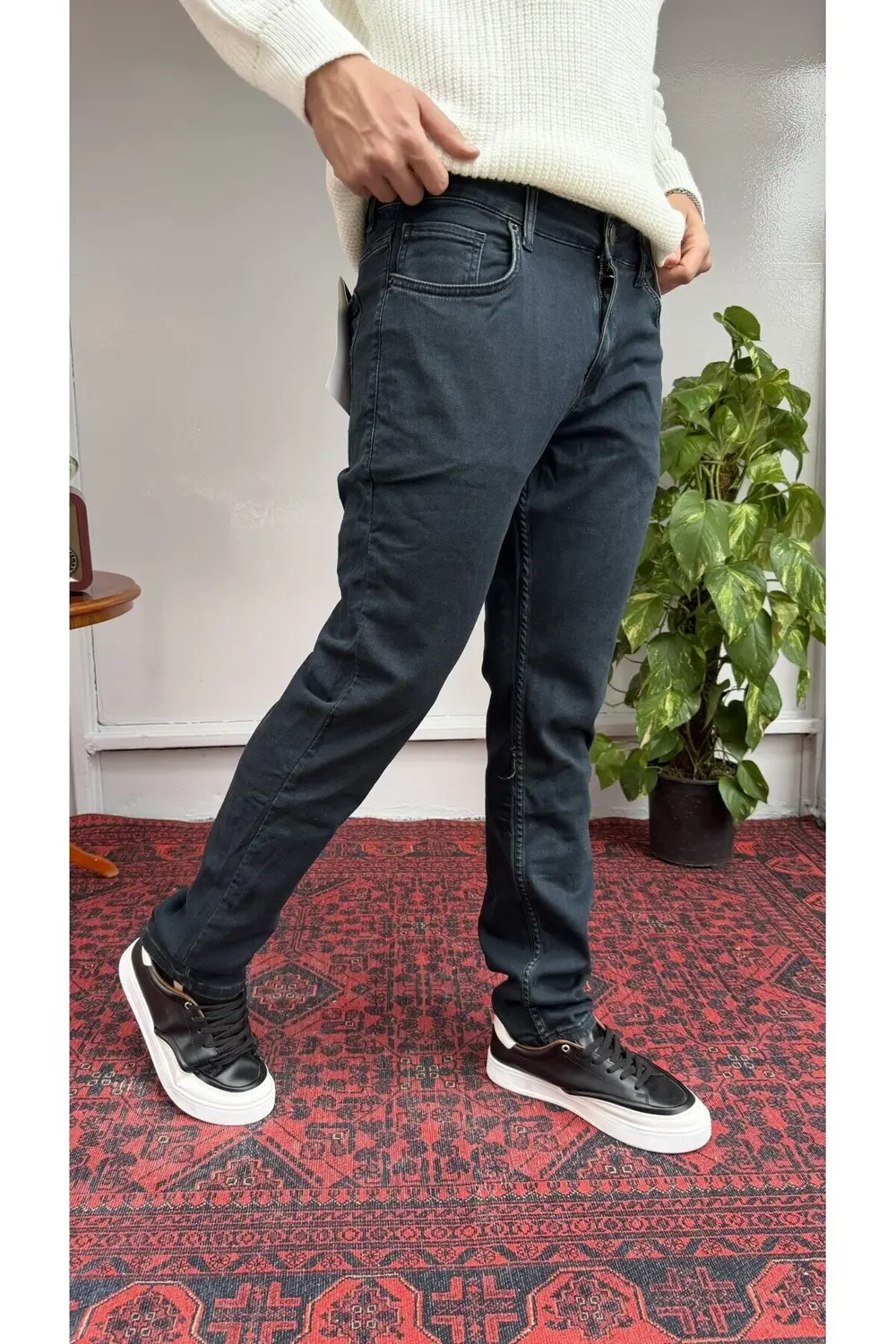 Martin Koyu Yeşil Slim Fit Jean