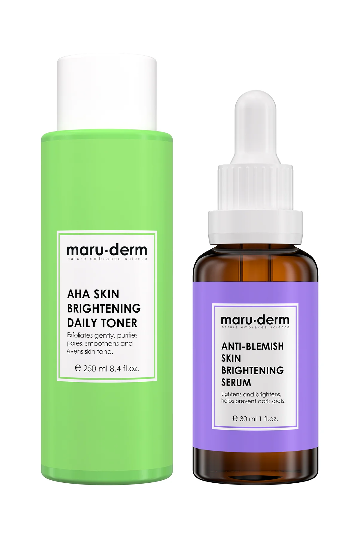 Maruderm 2'li Avantajlı Set - AHA Tonik & Leke Karşıtı Cilt Bakım