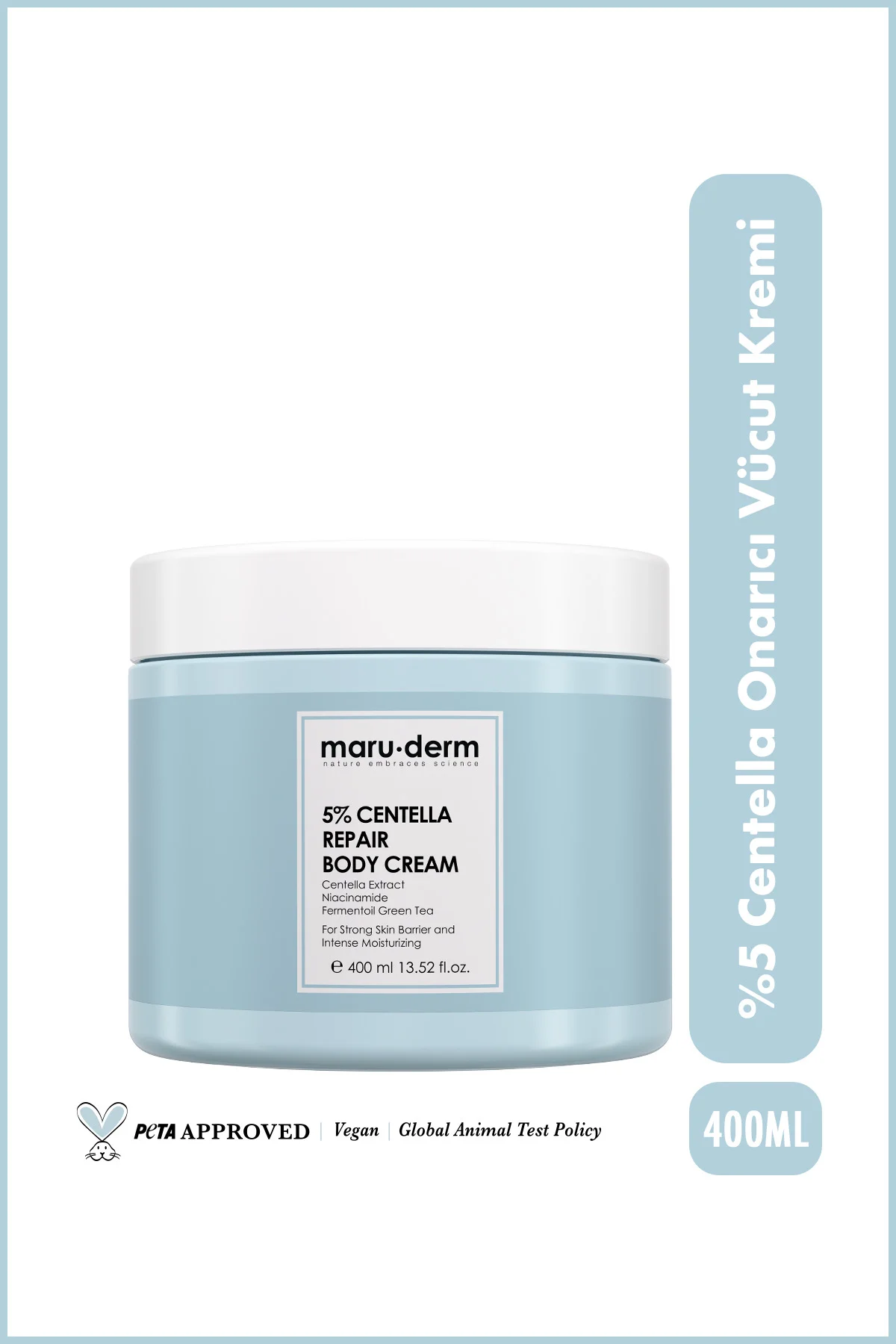 Maruderm %5 Centella Repair Body Cream 400 Ml (W)