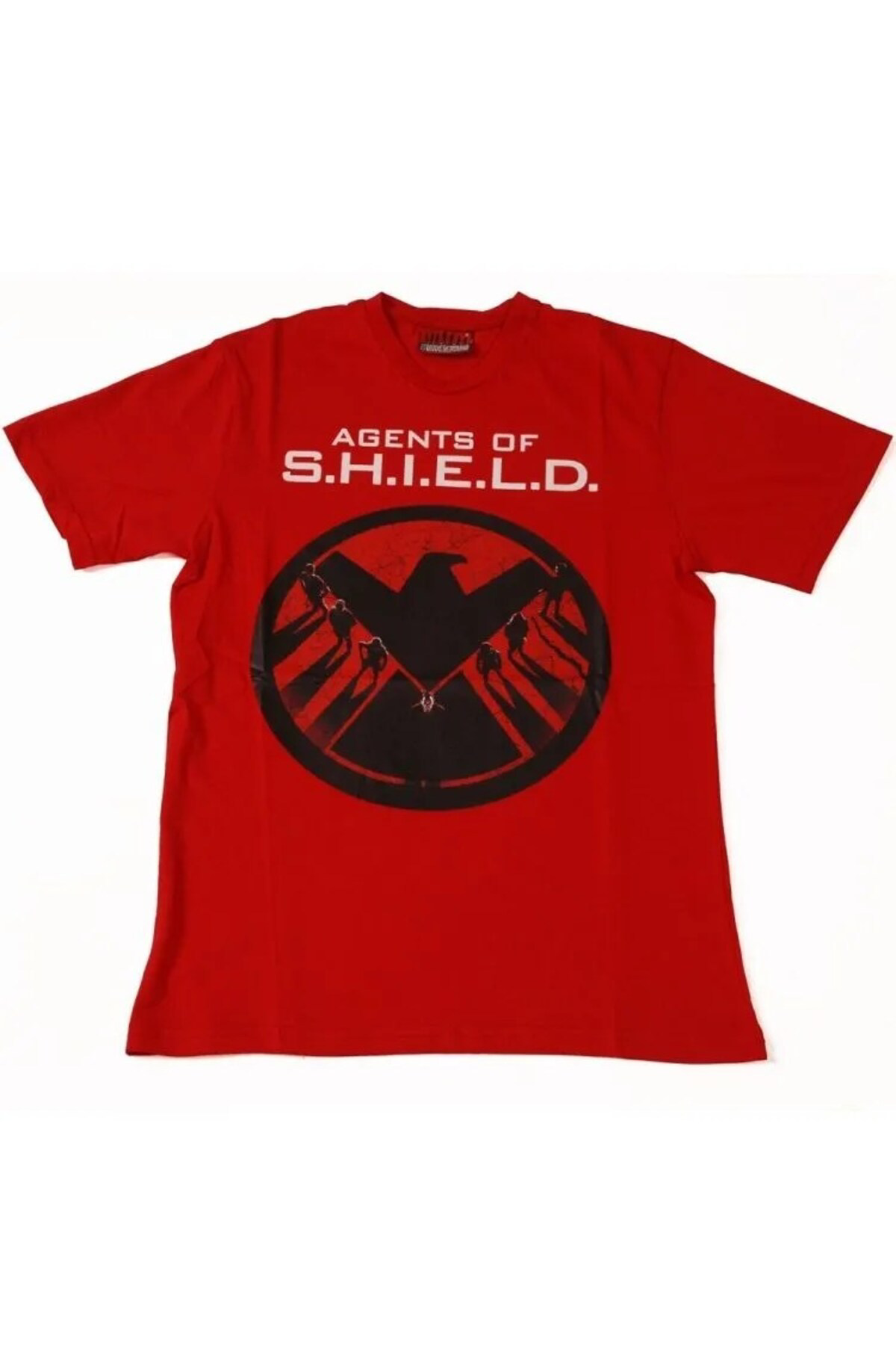 Marvel Agents Of Shield Logo Tişört Kırmızı