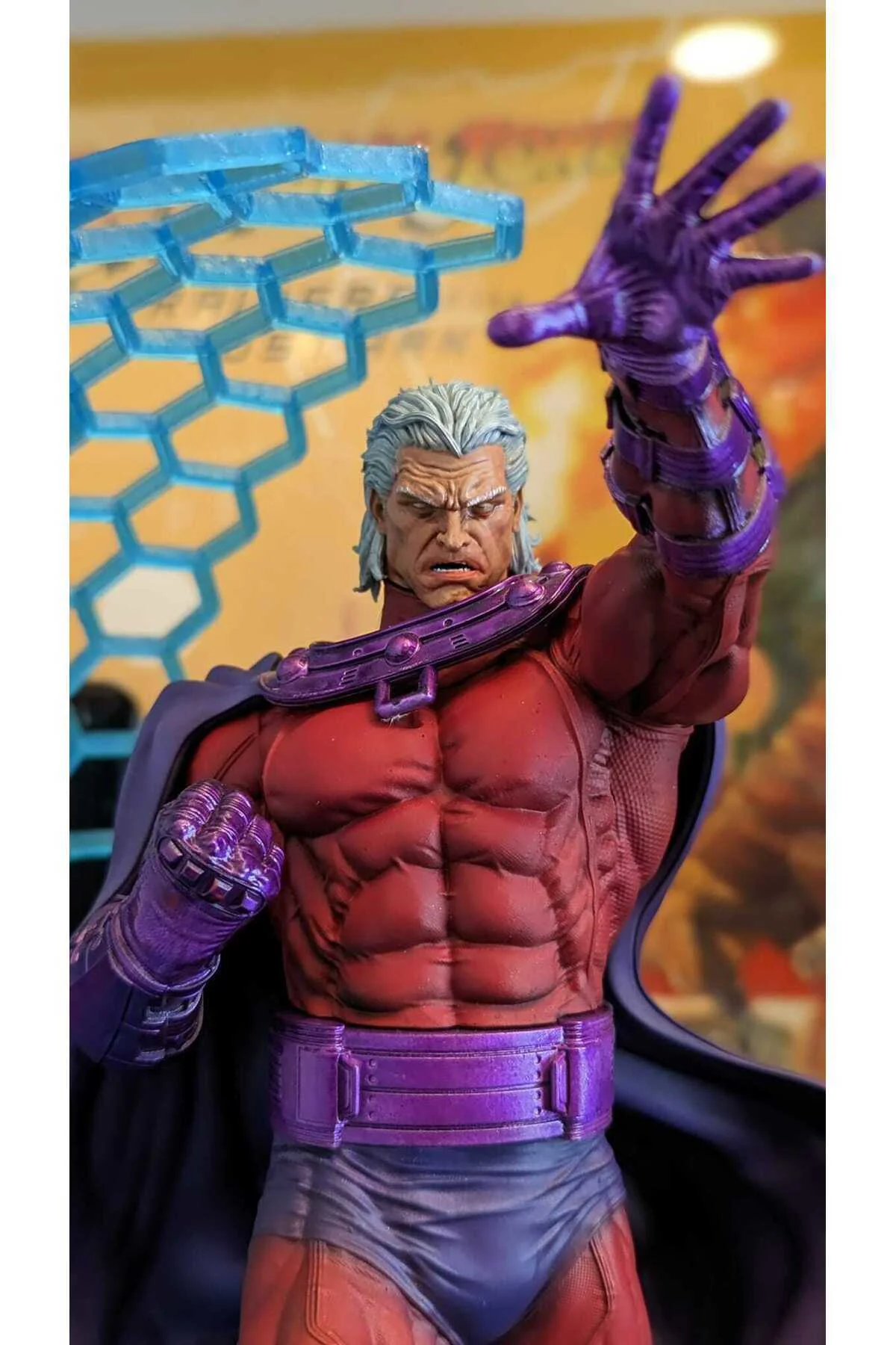 Marvel Comic X-Men Magneto Figür X-Men Magneto Dome 25CM Büyük Boy