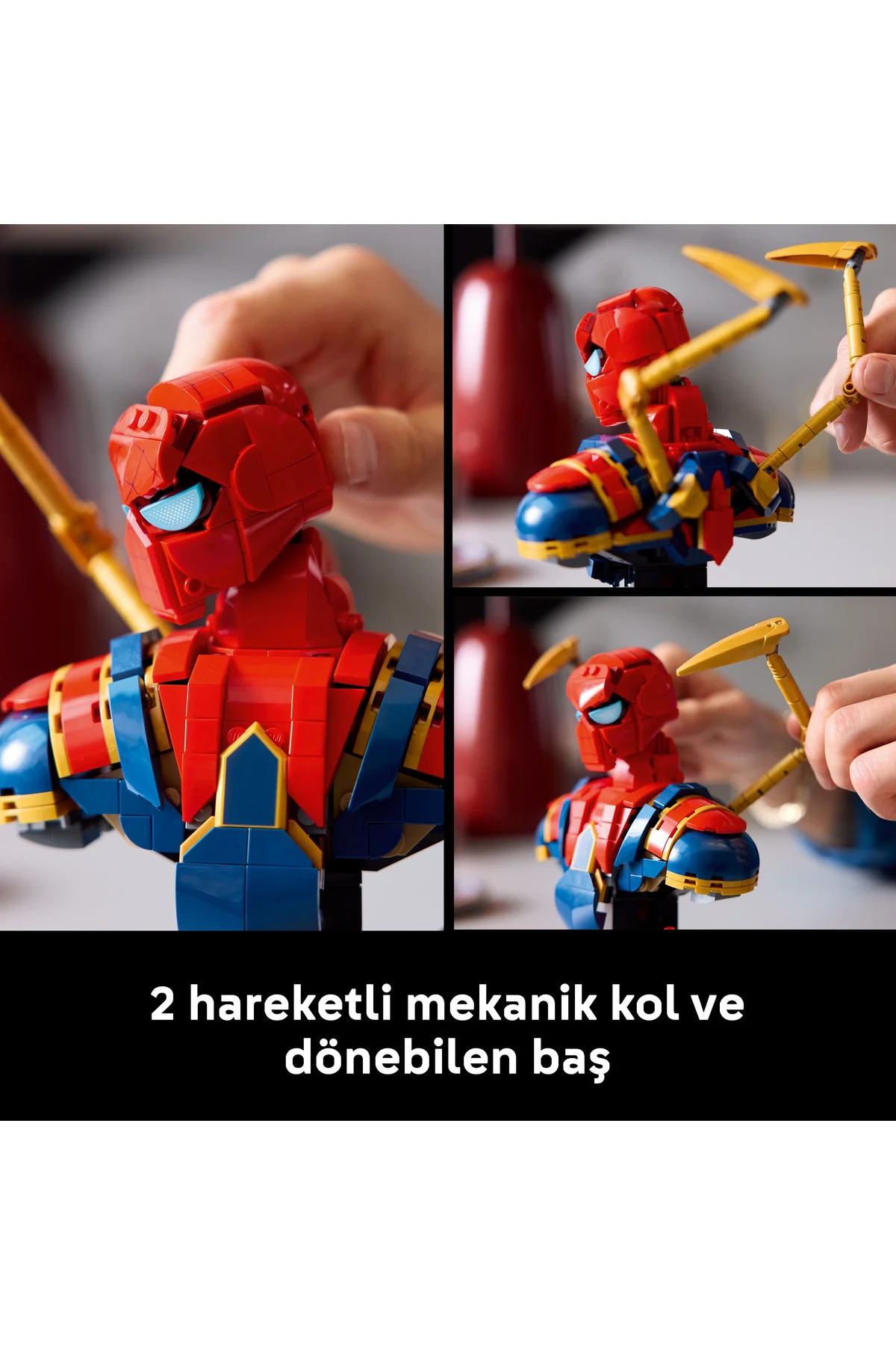 Lego ® ǀ Marvel İron Örümcek Adam Büstü 76326 - Yetişkinler İçin Kolek