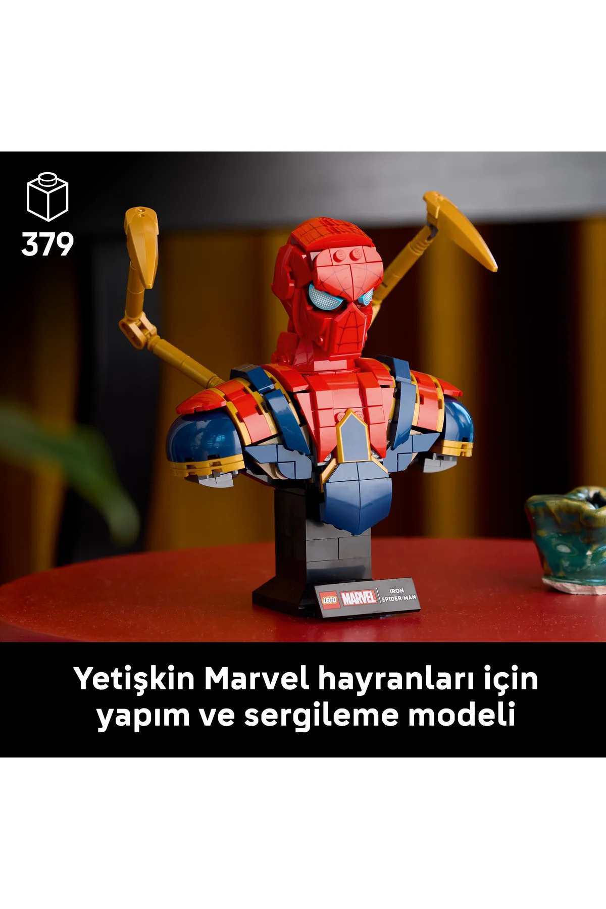 Lego ® ǀ Marvel İron Örümcek Adam Büstü 76326 - Yetişkinler İçin Kolek