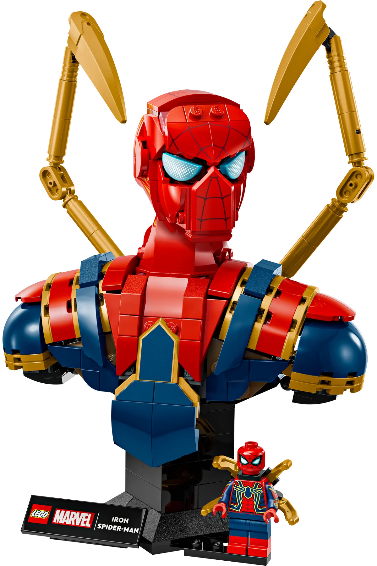 Lego ® ǀ Marvel İron Örümcek Adam Büstü 76326 - Yetişkinler İçin Kolek