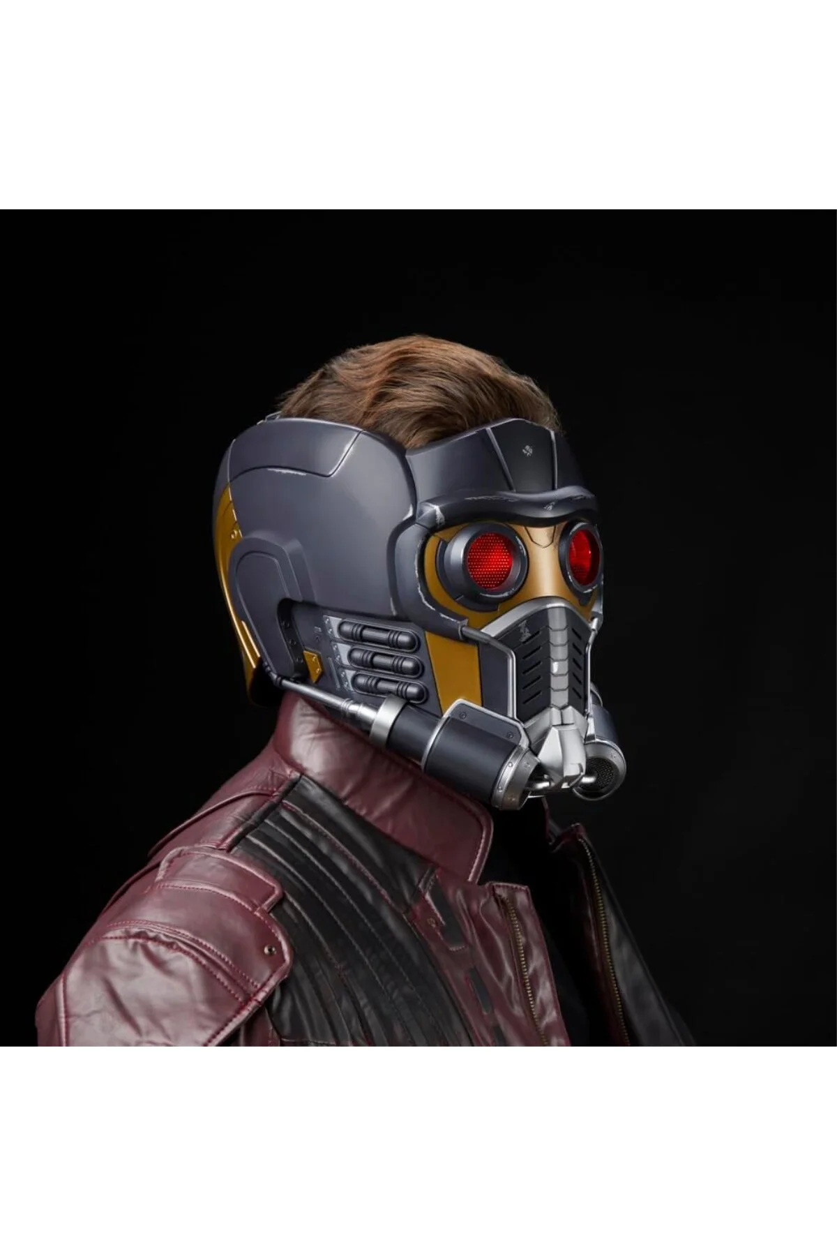 Marvel Legends Series Guardians of the Galaxy Star-Lord Premium Electronic Helmet (Işık