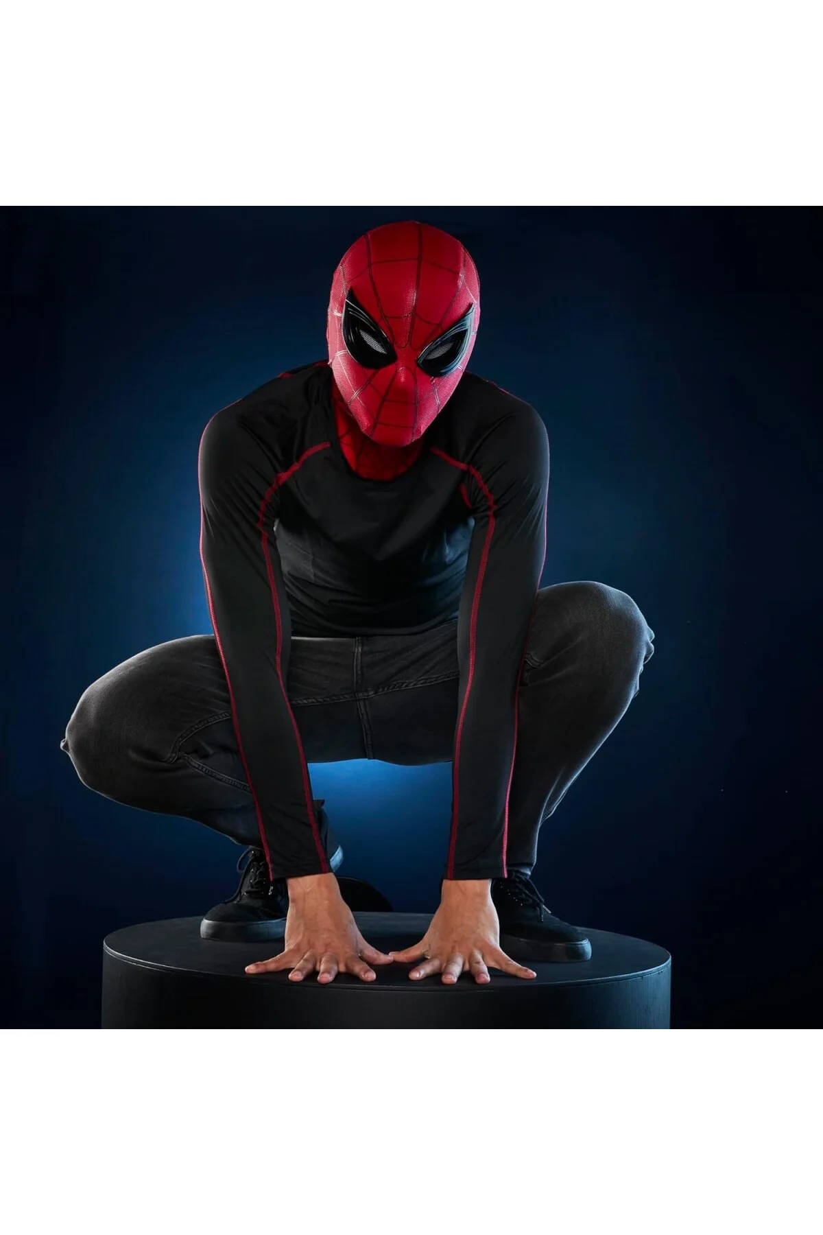 Marvel Legends Serisi Homecoming Elektronik Etkileyici Maske, Yetişkinler için Premium E