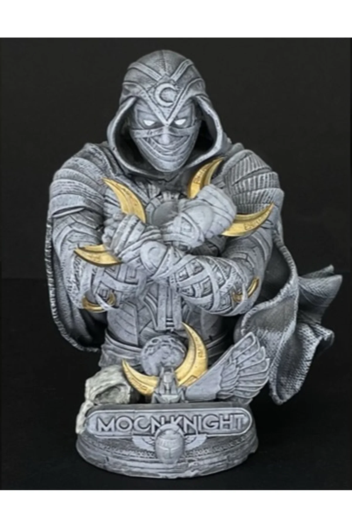 Marvel Moon Knight Figür Marc Spector Moon Knight Figür Büyük Boy 25CM